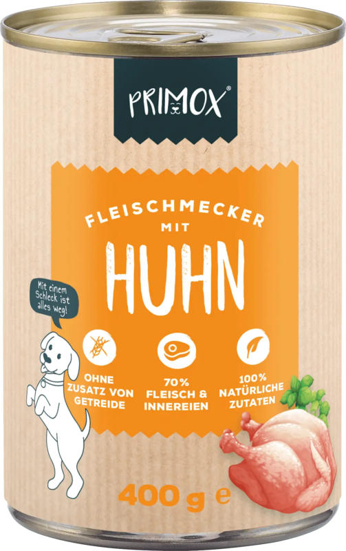 Primox Nassfutter Hund Huhn