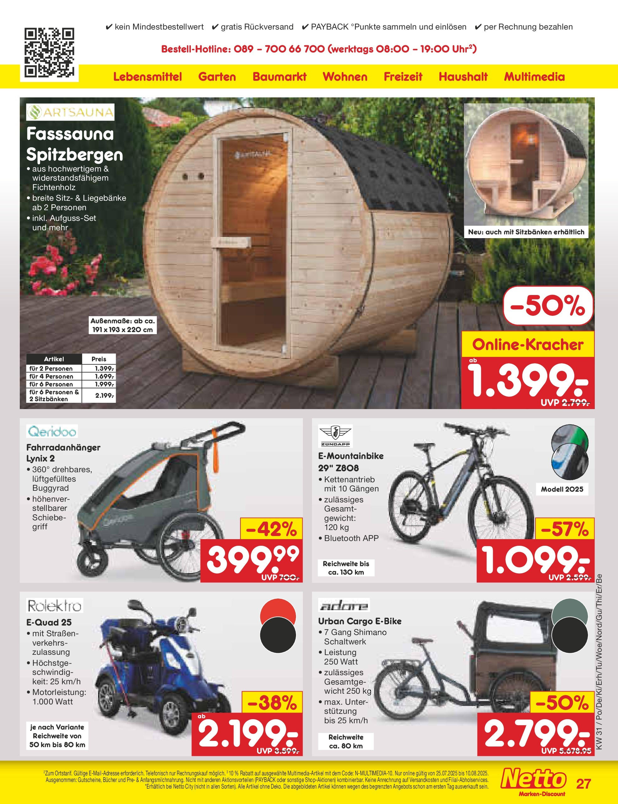 Netto Marken-Discount prospekt Gemmingen	 (ab 27.07.2025) » Angebote | Seite: 45 | Produkte: Gewicht