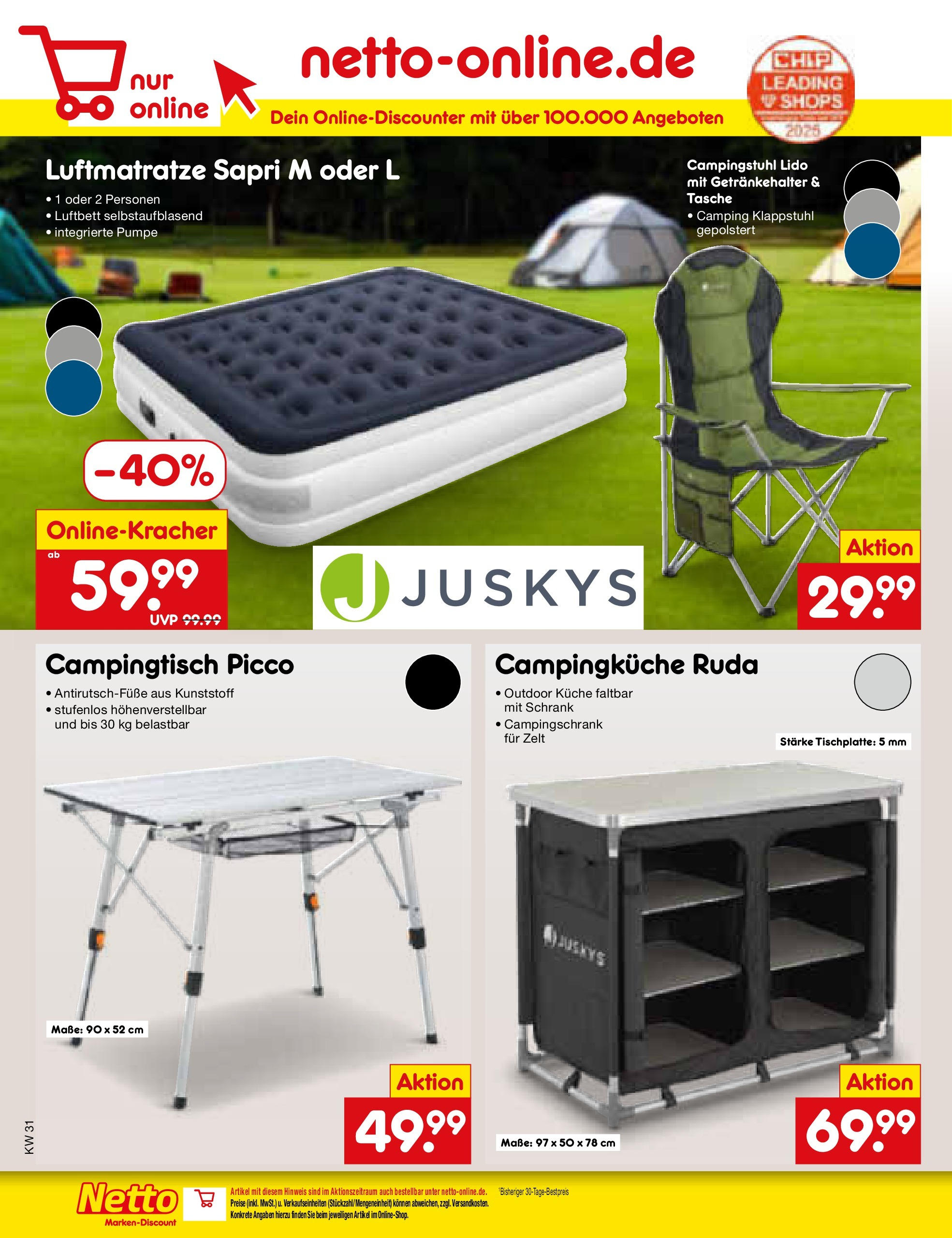 Netto Marken-Discount prospekt Gemmingen	 (ab 27.07.2025) » Angebote | Seite: 46 | Produkte: Tasche, Schrank, Küche