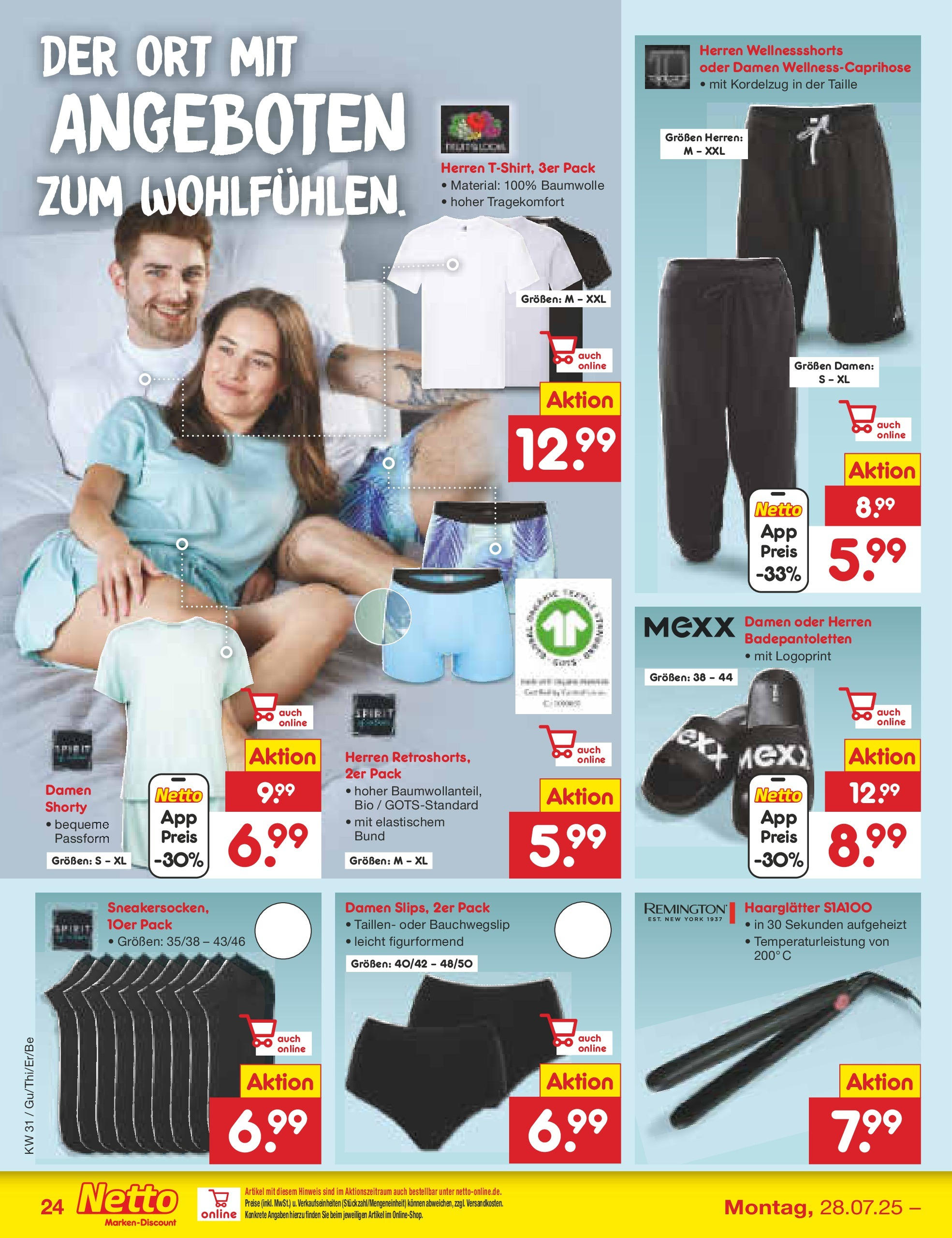 Netto Marken-Discount prospekt Berlin-Spandau (ab 28.07.2025) » Angebote | Seite: 42 | Produkte: Haarglätter Netto Marken-Discount prospekt Berlin-Spandau (ab 28.07.2025) » Angebote | Seite: 42 | Produkte: Haarglätter