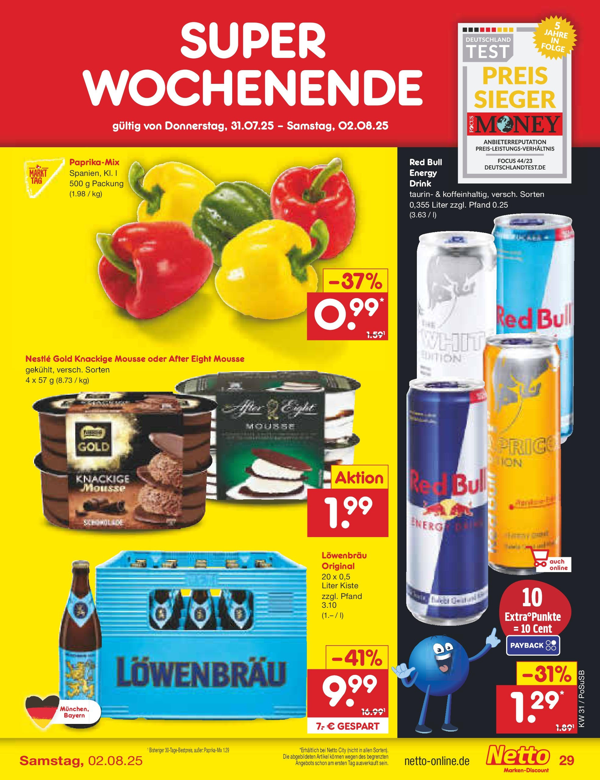 Netto Marken-Discount prospekt Regensburg (ab 28.07.2025) » Angebote | Seite: 51 | Produkte: Red bull, Energy Netto Marken-Discount prospekt Regensburg (ab 28.07.2025) » Angebote | Seite: 51 | Produkte: Red bull, Energy