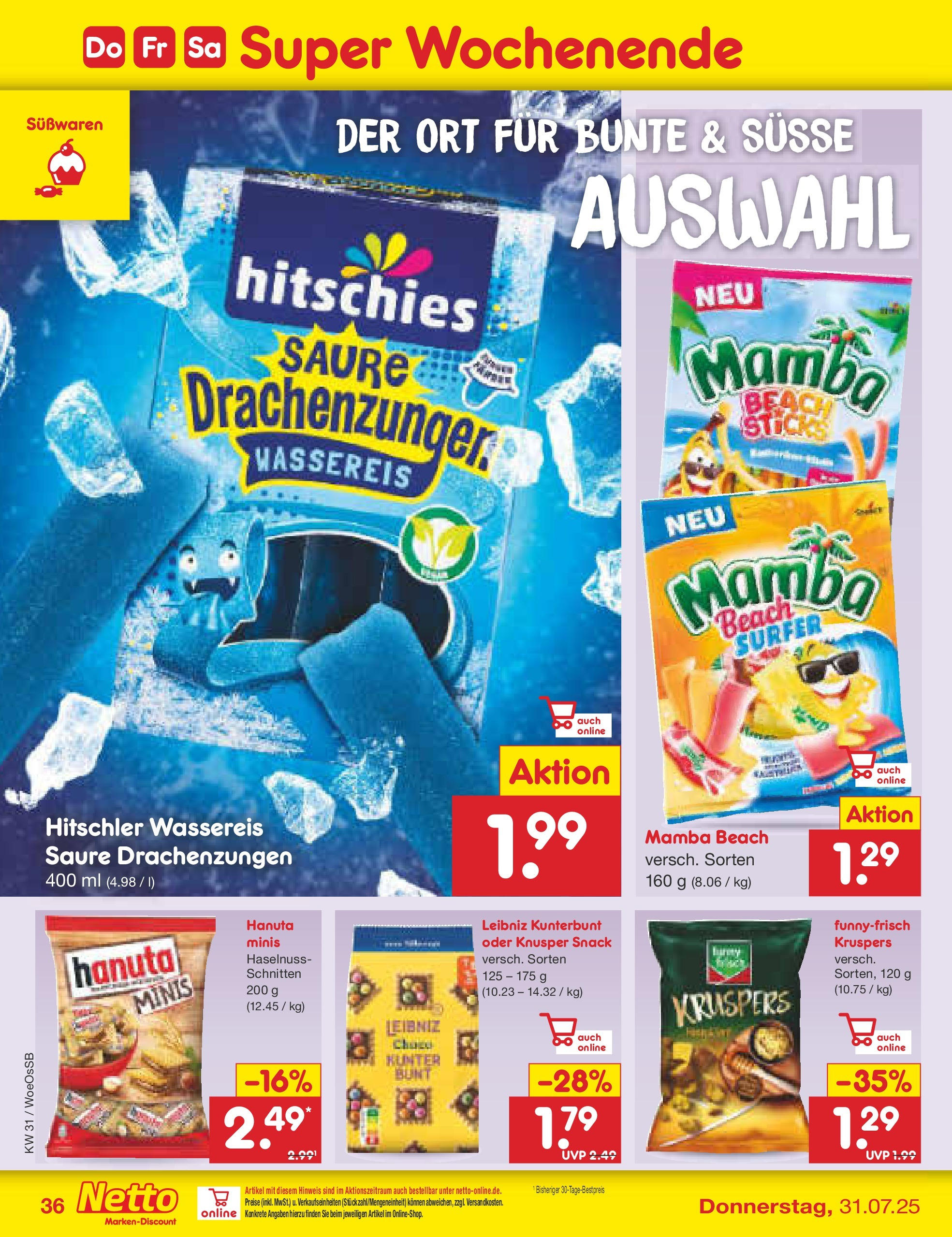 Netto Marken-Discount prospekt Gemmingen	 (ab 27.07.2025) » Angebote | Seite: 58