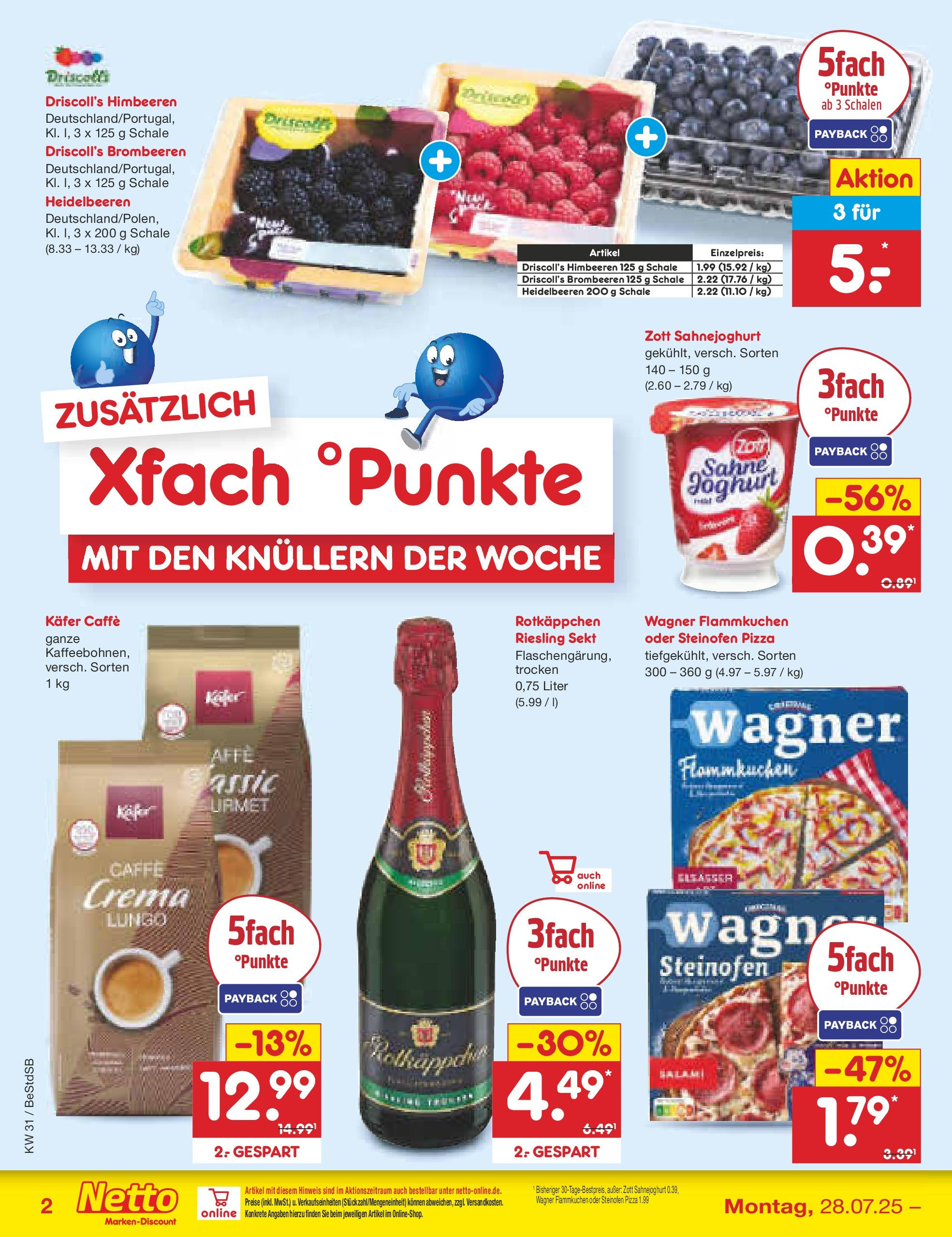 Netto Marken-Discount prospekt Berlin-Spandau (ab 28.07.2025) » Angebote | Seite: 2 | Produkte: Joghurt, Sekt, Heidelbeeren, Rotkäppchen Netto Marken-Discount prospekt Berlin-Spandau (ab 28.07.2025) » Angebote | Seite: 2 | Produkte: Joghurt, Sekt, Heidelbeeren, Rotkäppchen