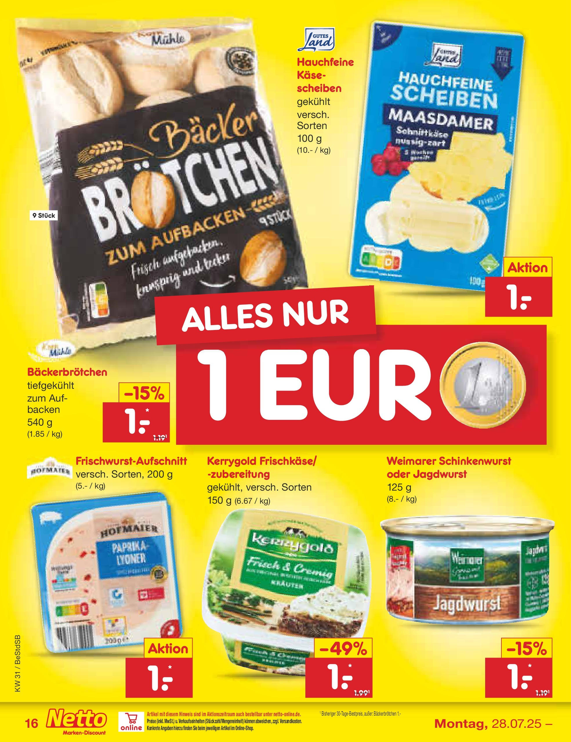 Netto Marken-Discount prospekt Berlin-Spandau (ab 28.07.2025) » Angebote | Seite: 26 | Produkte: Mühle, Käse, Paprika Netto Marken-Discount prospekt Berlin-Spandau (ab 28.07.2025) » Angebote | Seite: 26 | Produkte: Mühle, Käse, Paprika