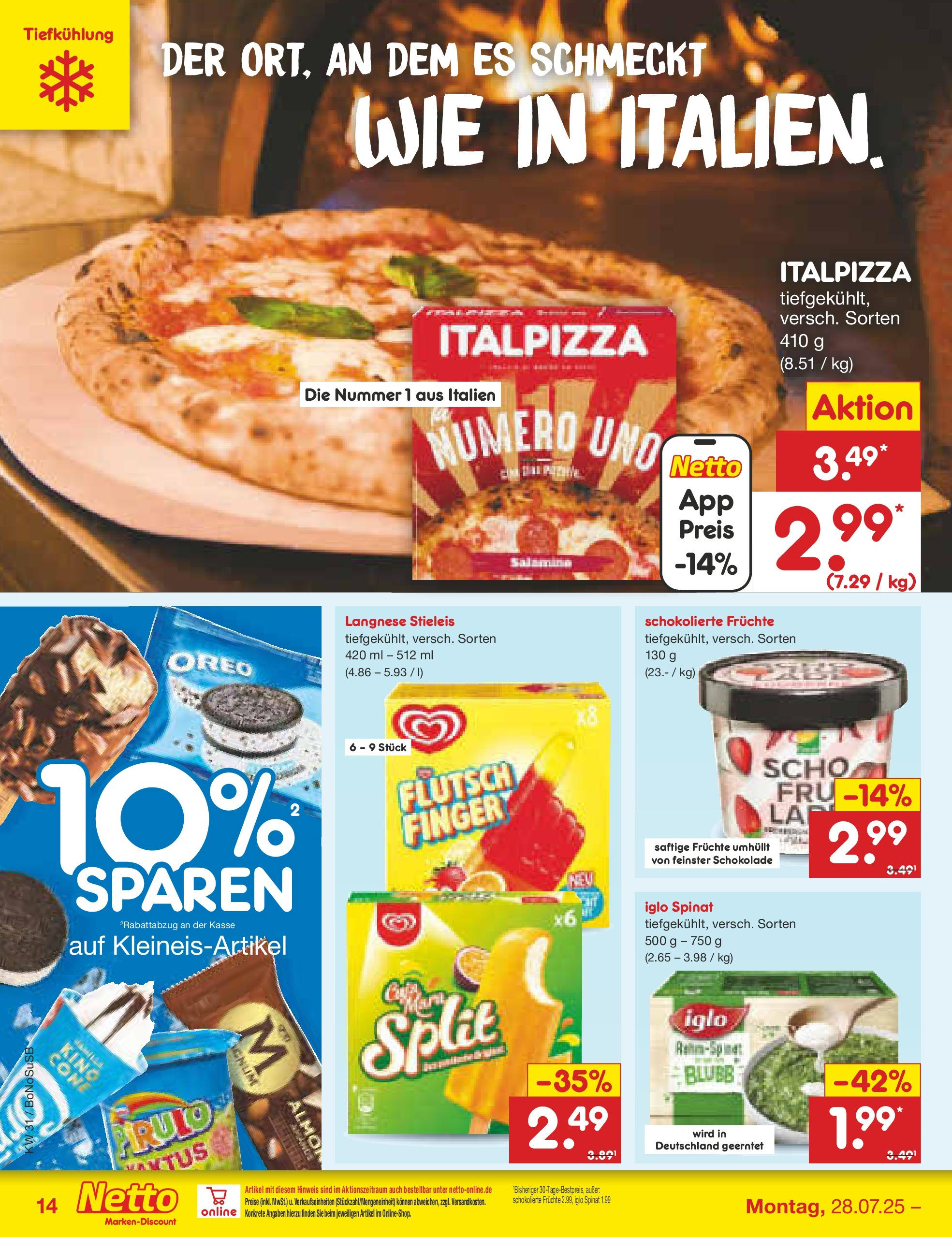 Netto Marken-Discount prospekt Herne (ab 28.07.2025) » Angebote | Seite: 15 | Produkte: Langnese, Schokolade, Iglo Netto Marken-Discount prospekt Herne (ab 28.07.2025) » Angebote | Seite: 15 | Produkte: Langnese, Schokolade, Iglo