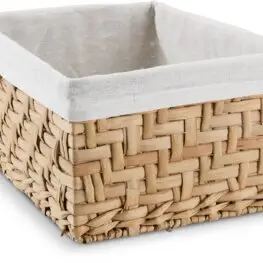 JYSK Coș EJNO 22x31x15cm cu material alb