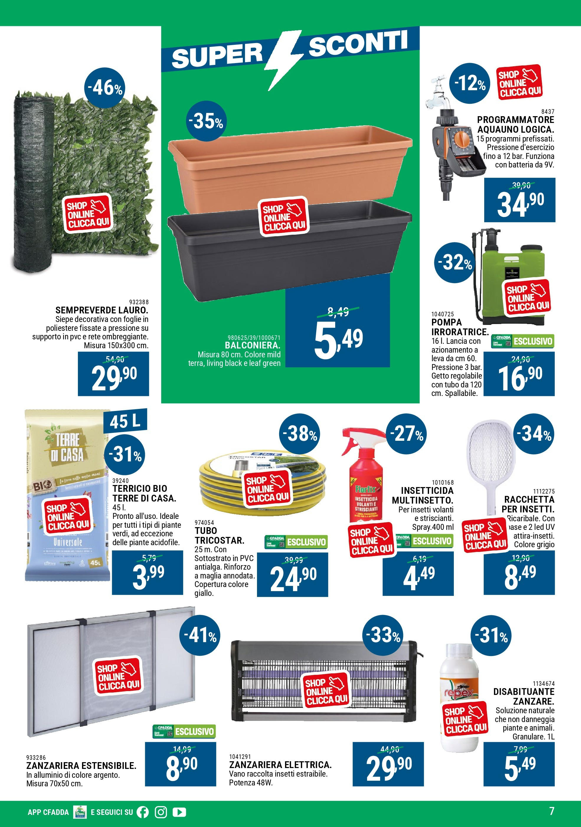 CFadda - Super Sconti d'agosto dal 30/07/2025 anteprima > nuovo offerte!β³ | Pagina: 7 | Prodotti: Tubo, Zanzariera, Alluminio, Insetticida Nuovo CFadda - Super Sconti d'agosto dal 30/07/2025 > offerte anteprima ποΈ | Pagina: 7 | Prodotti: Tubo, Zanzariera, Alluminio, Insetticida