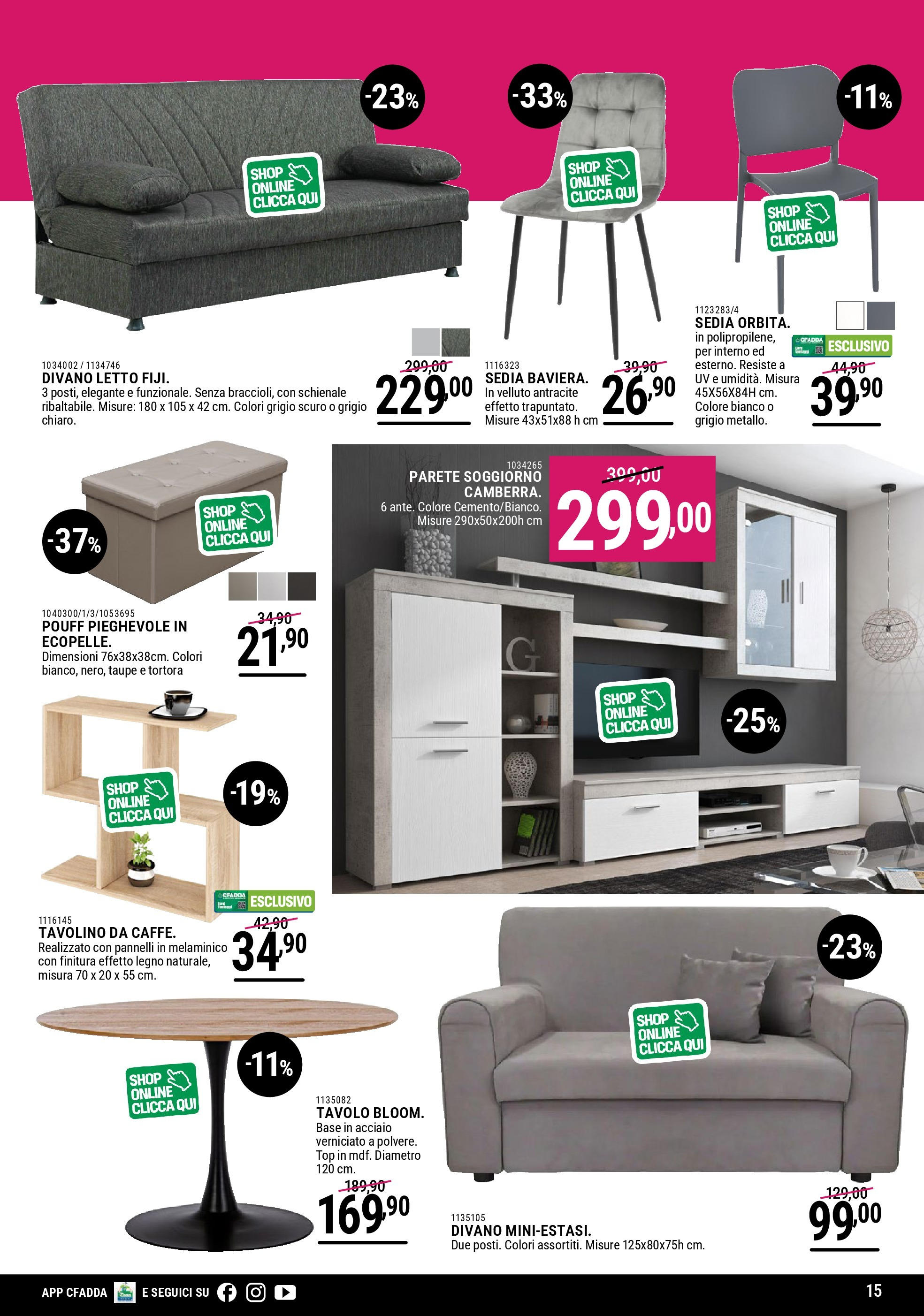 CFadda - Super Sconti d'agosto dal 30/07/2025 anteprima > nuovo offerte!β³ | Pagina: 15 | Prodotti: Tavolino, Top, Letto, Sedia Nuovo CFadda - Super Sconti d'agosto dal 30/07/2025 > offerte anteprima ποΈ | Pagina: 15 | Prodotti: Tavolino, Top, Letto, Sedia