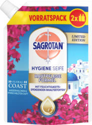 Sagrotan Flüssigseife Floral Coast Wassermelonen & Pfirsichblüten Duft, Nachfüllpack