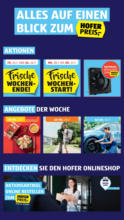 HOFER HOFER: Flugblatt - bis 31.07.2025