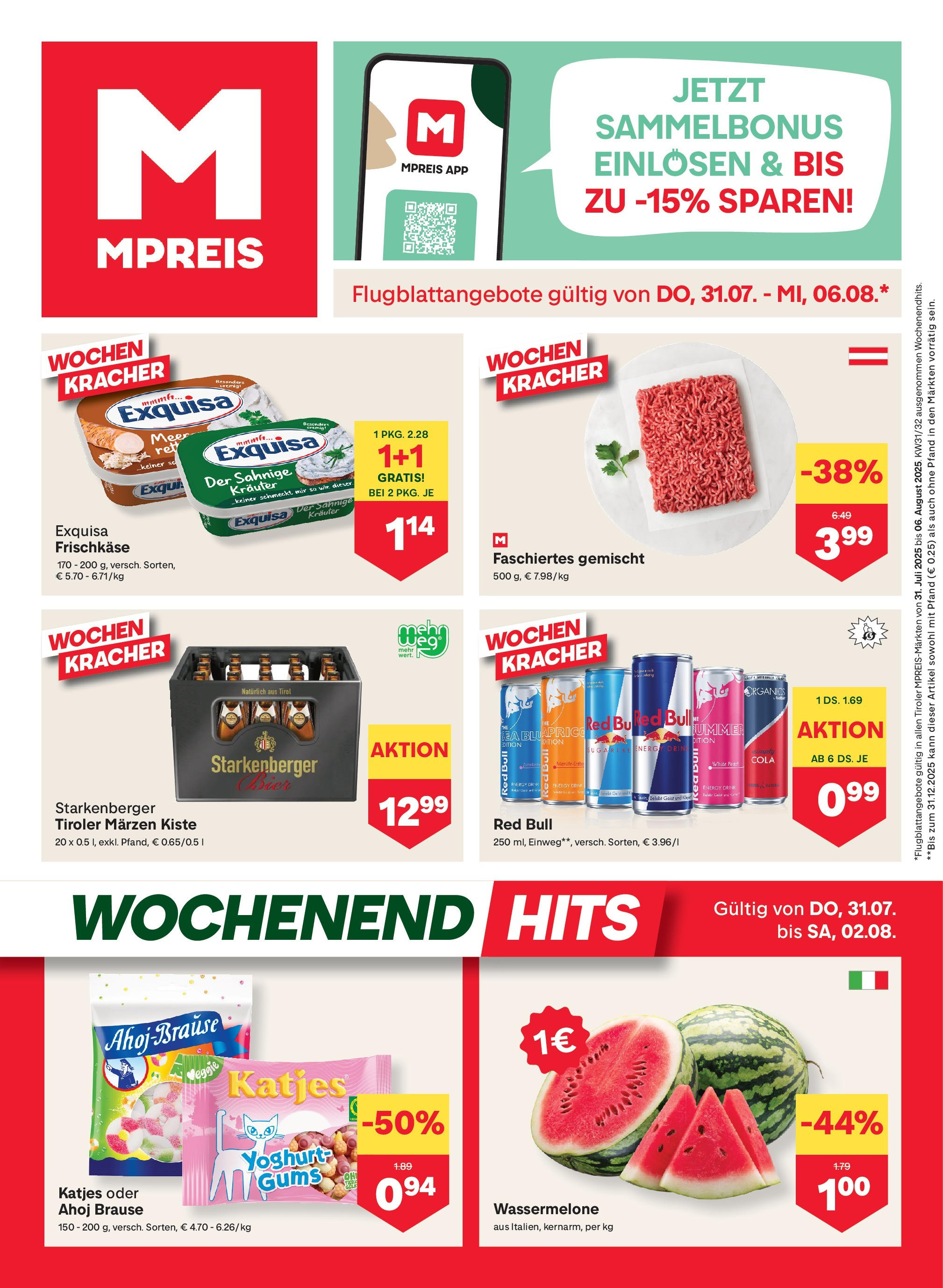  MPREIS Pfunds ab (31.07.2025 - 06.08.2025) - Seite 1