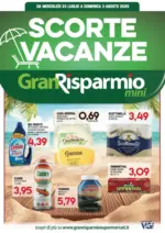 Gran Risparmio Scorte vacanze - al 03.08.2025
