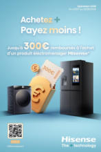 Pulsat Hisense Jusqu'à 300€ remboursés - au 18.08.2025