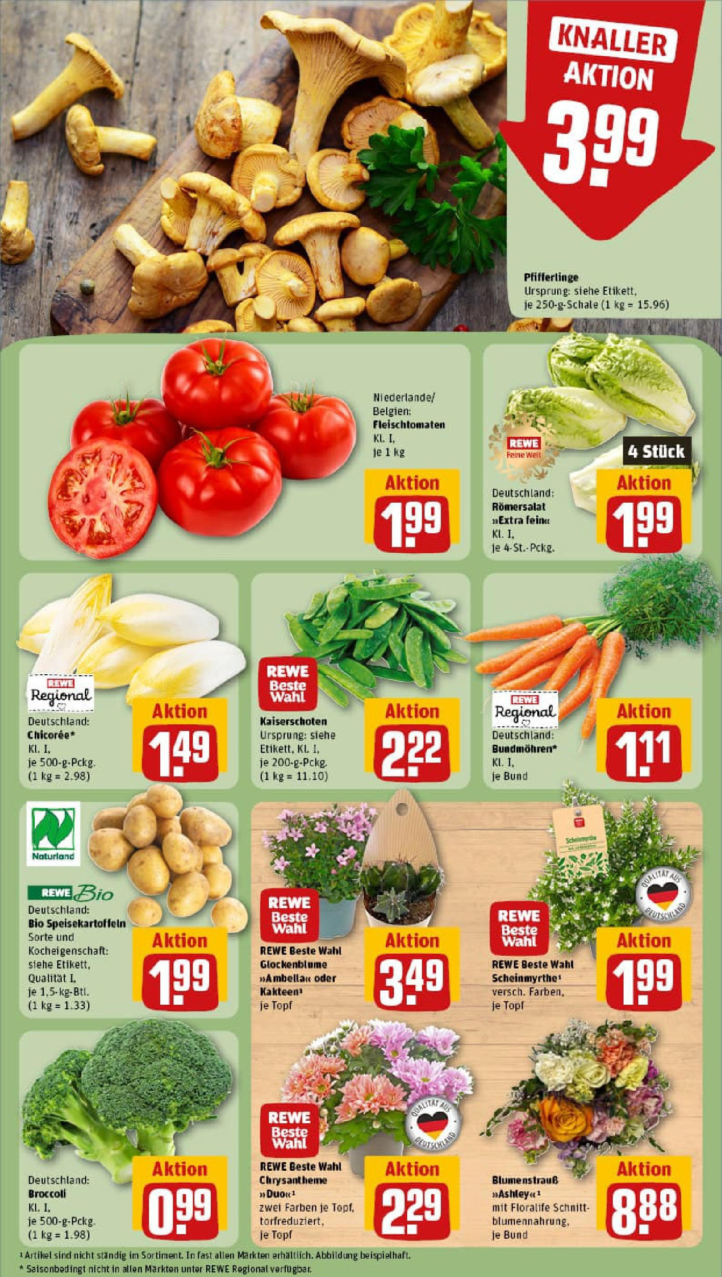 REWE Prospekt ab 27.07.2025 zum Blättern » Angebote | Seite: 11 | Produkte: Pfifferlinge REWE Prospekt ab 27.07.2025 zum Blättern » Angebote | Seite: 11 | Produkte: Pfifferlinge
