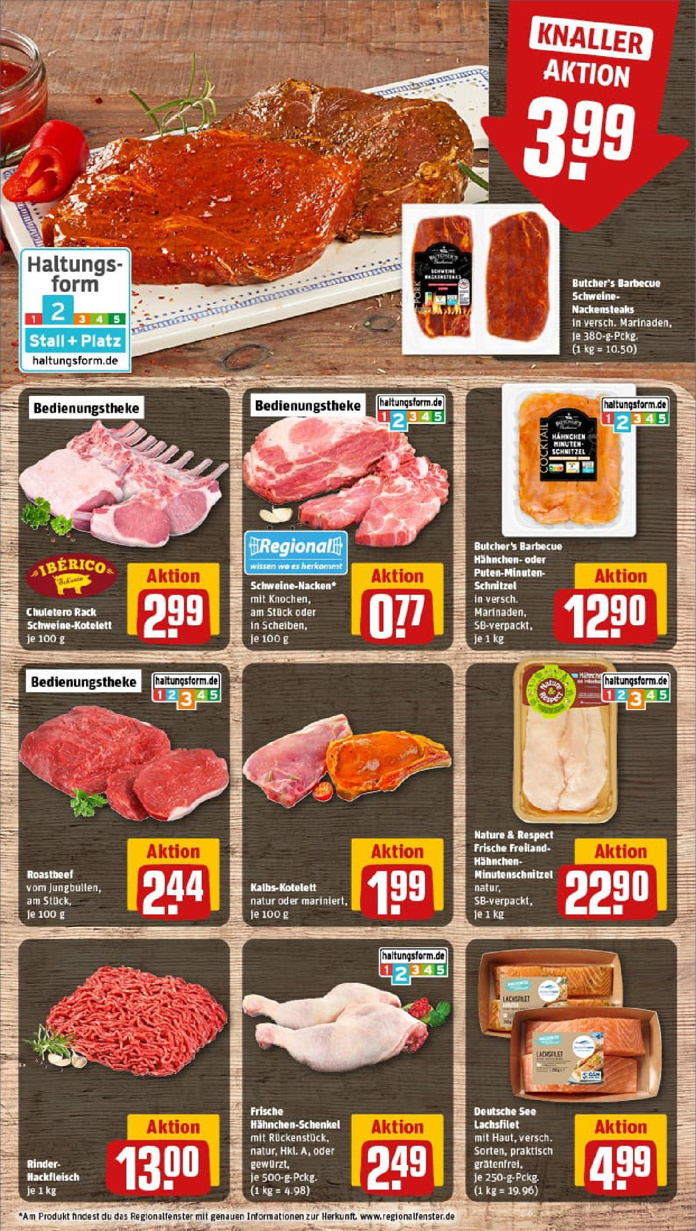REWE Prospekt ab 27.07.2025 zum Blättern » Angebote | Seite: 12 | Produkte: Nackensteaks, Hahnchen, Hahnchenschenkel, Roastbeef
