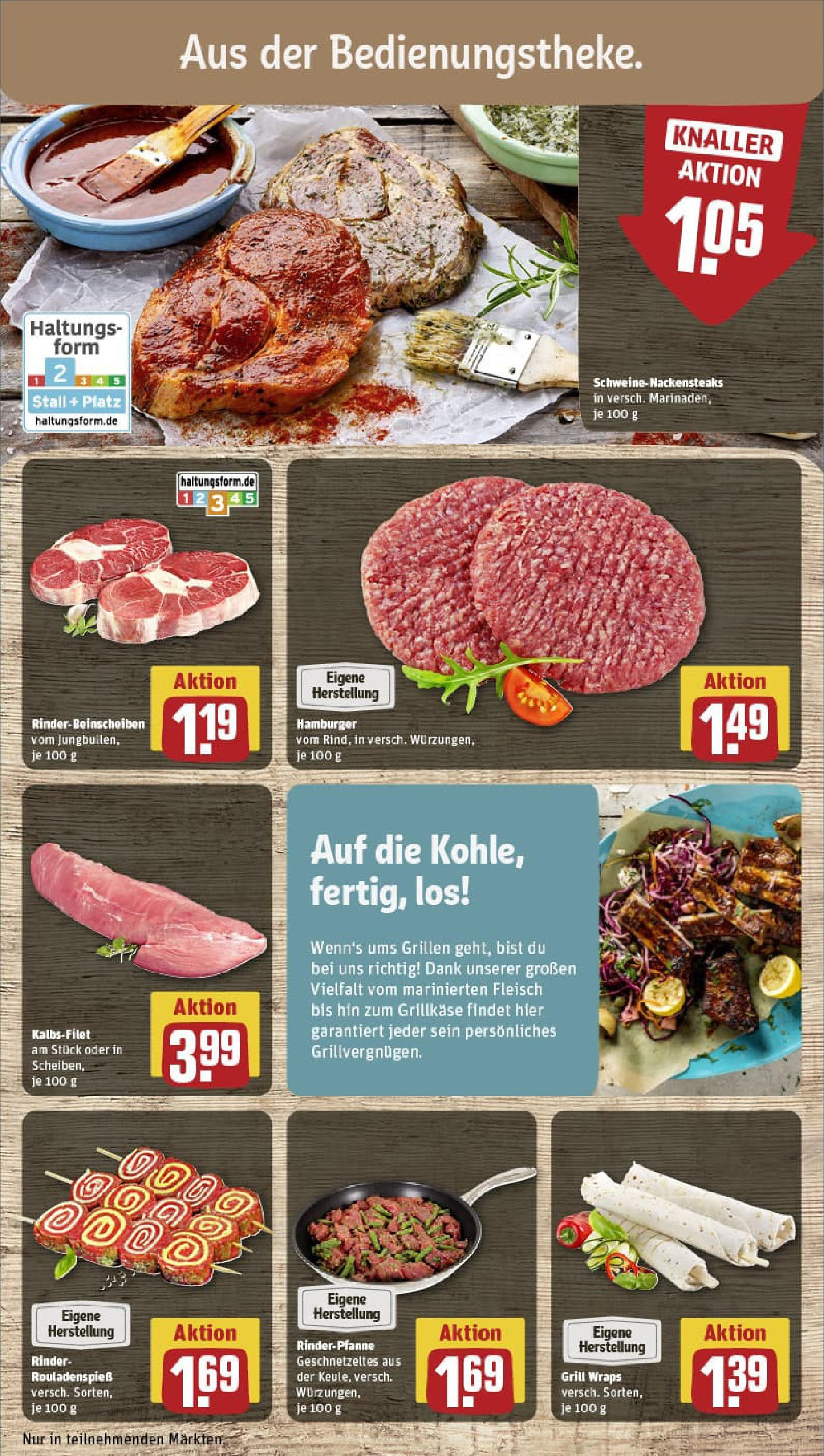 REWE Prospekt ab 27.07.2025 zum Blättern » Angebote | Seite: 14 | Produkte: Grill, Fleisch REWE Prospekt ab 27.07.2025 zum Blättern » Angebote | Seite: 14 | Produkte: Grill, Fleisch
