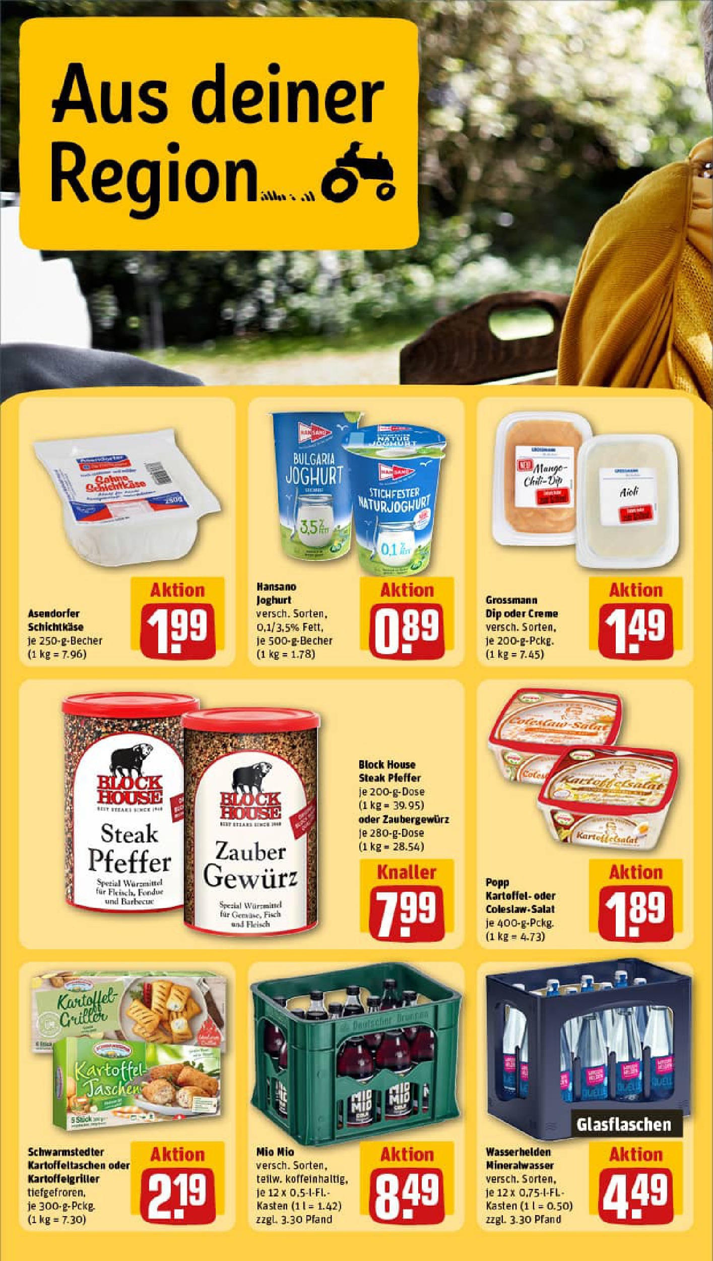 REWE Prospekt ab 27.07.2025 zum Blättern » Angebote | Seite: 24 | Produkte: Creme, Fisch, Pfeffer, Fleisch