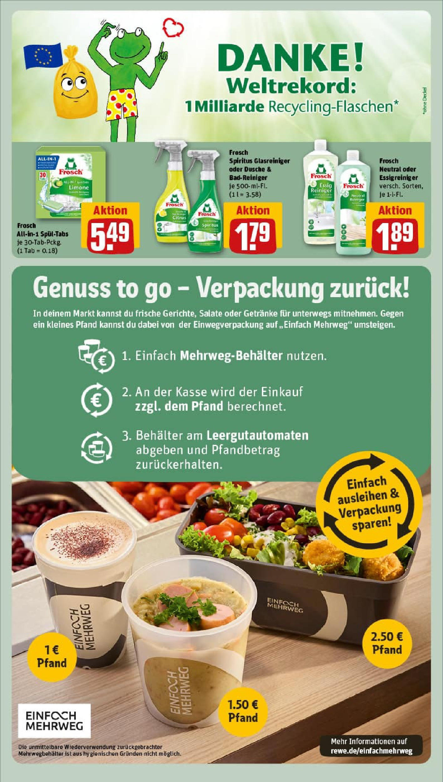 REWE Prospekt ab 27.07.2025 zum Blättern » Angebote | Seite: 26 | Produkte: Essig, Dusche