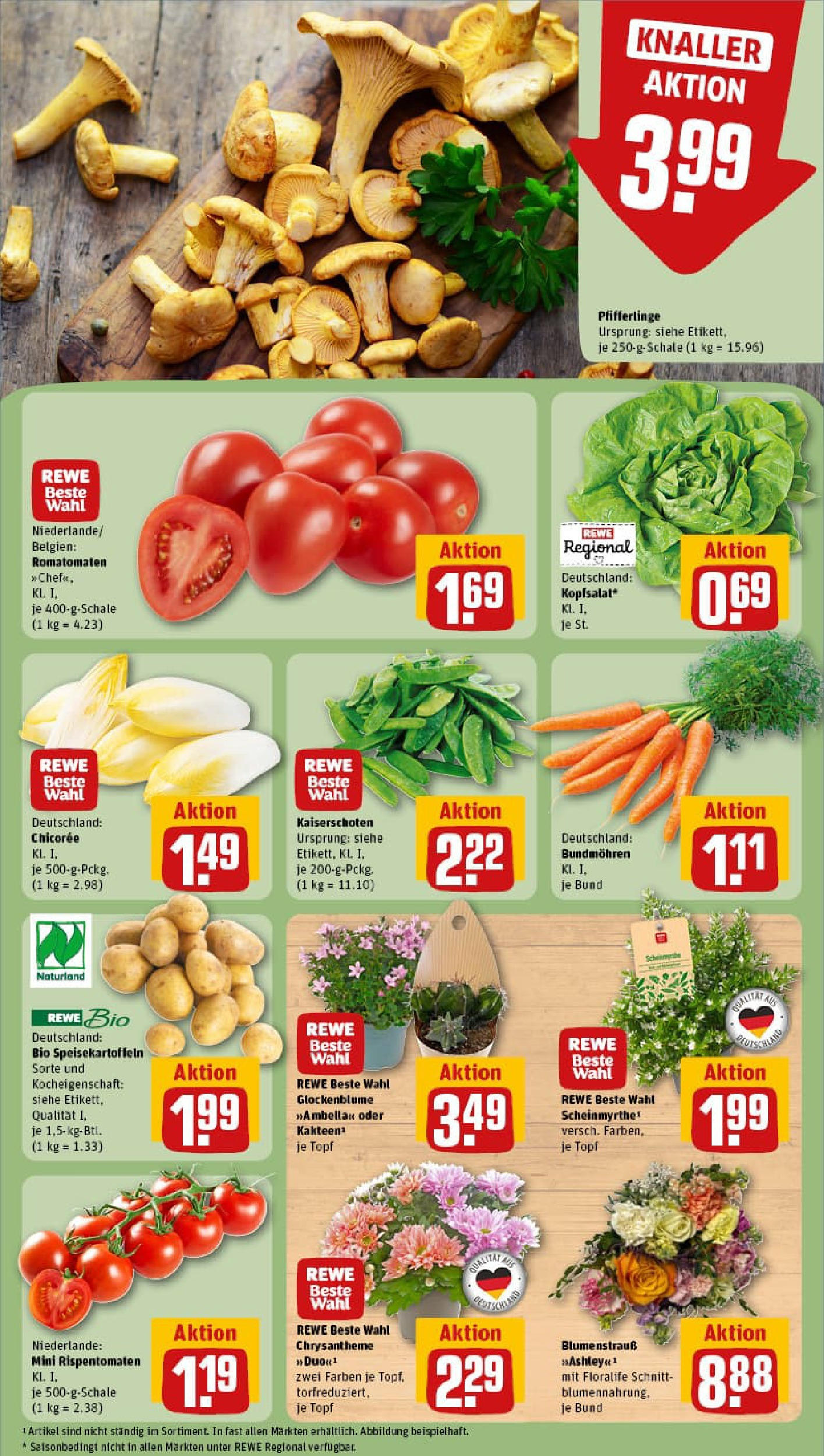 REWE Prospekt ab 27.07.2025 zum Blättern » Angebote | Seite: 11 | Produkte: Pfifferlinge REWE Prospekt ab 27.07.2025 zum Blättern » Angebote | Seite: 11 | Produkte: Pfifferlinge