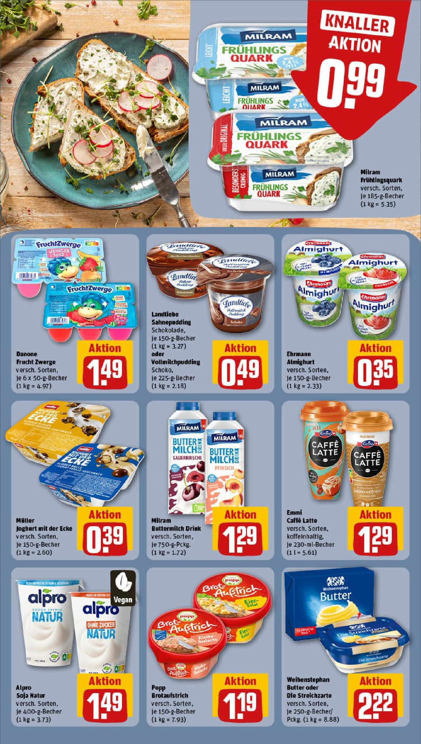 REWE Prospekt ab 27.07.2025 zum Blättern » Angebote | Seite: 17 | Produkte: Quark, Fruchtzwerge, Pudding, Zucker