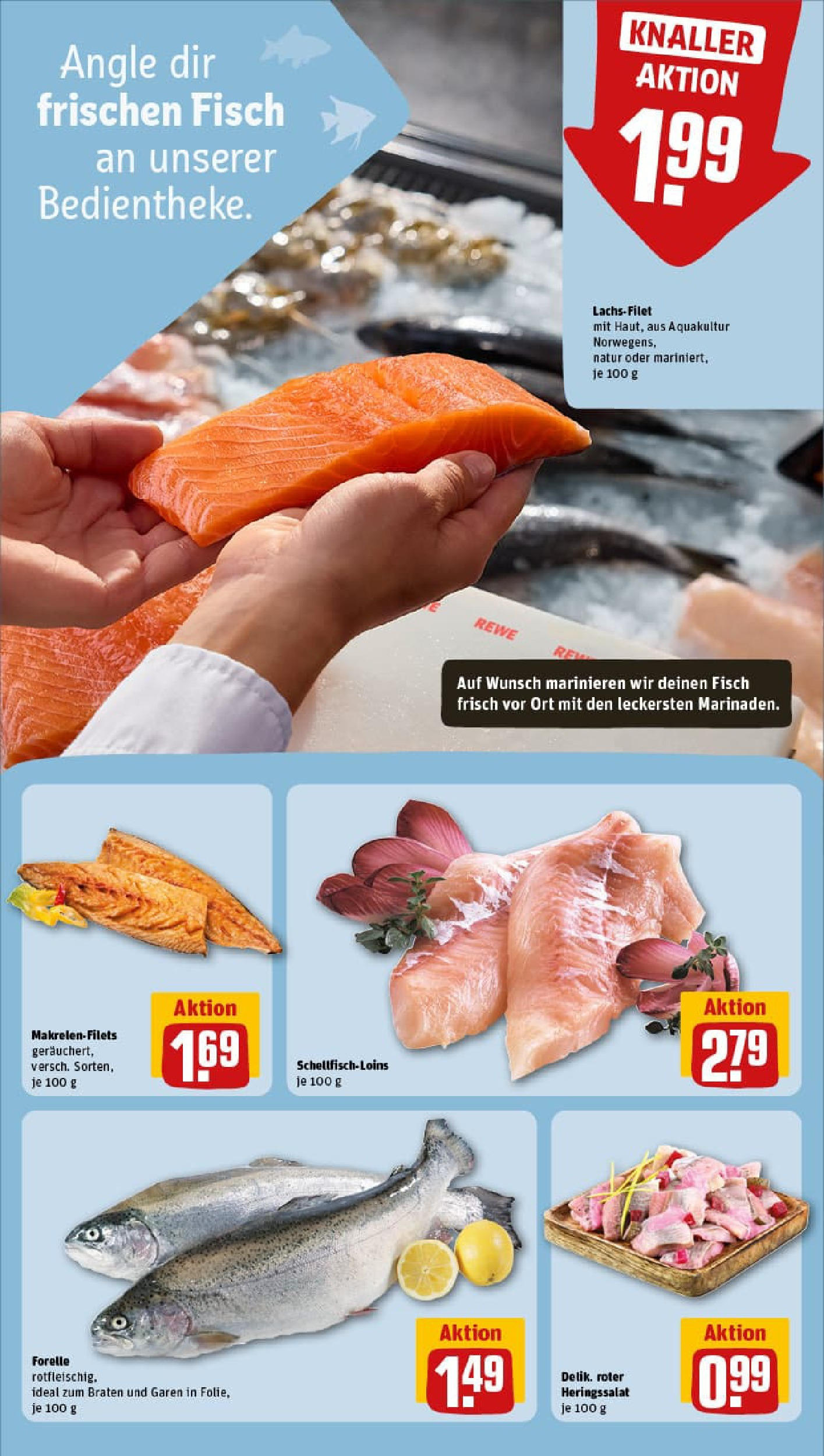 REWE Prospekt ab 27.07.2025 zum Blättern » Angebote | Seite: 33 | Produkte: Fisch REWE Prospekt ab 27.07.2025 zum Blättern » Angebote | Seite: 33 | Produkte: Fisch