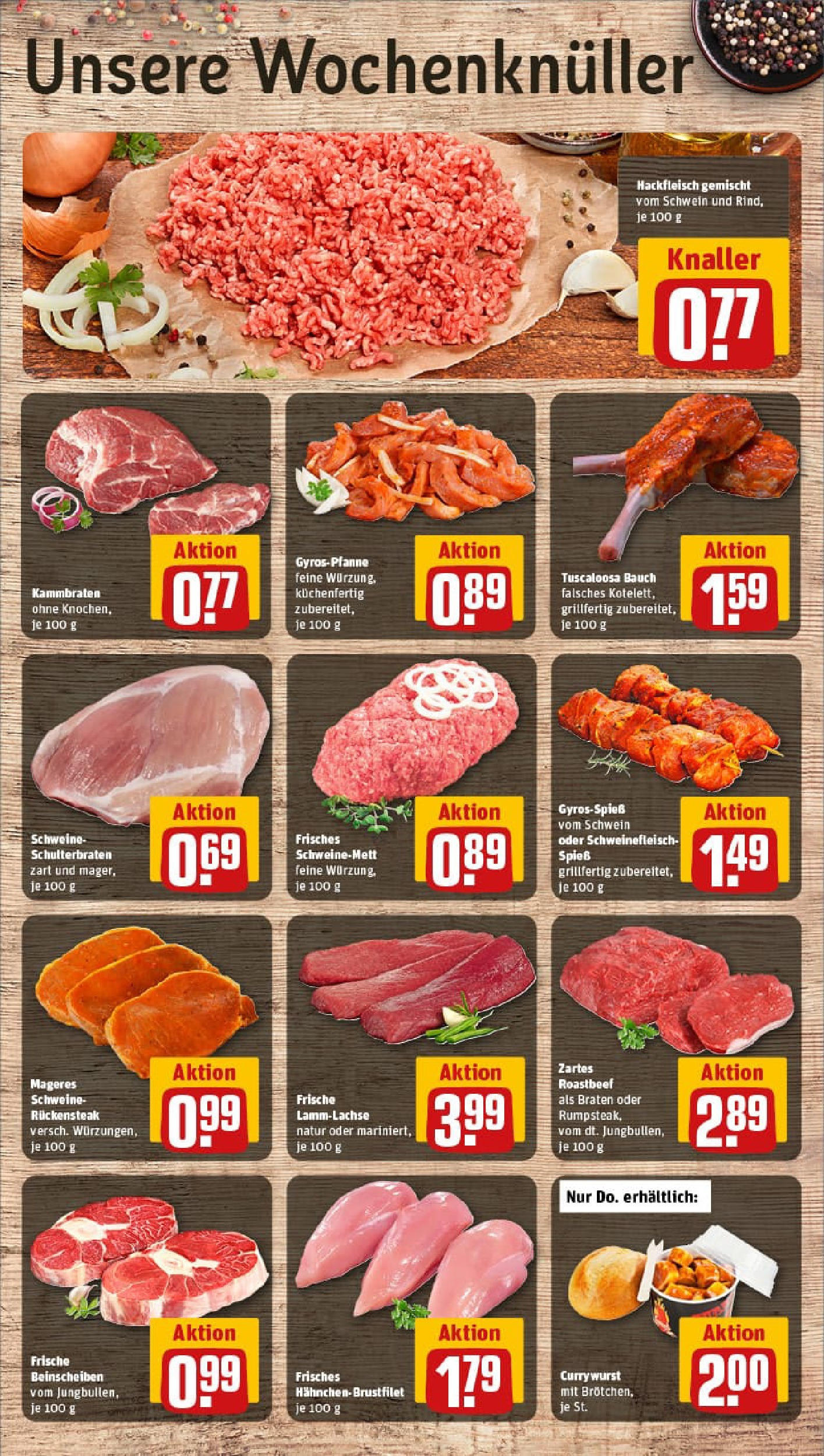 REWE Prospekt ab 27.07.2025 zum Blättern » Angebote | Seite: 12 | Produkte: Hahnchen, Roastbeef, Gyros, Hackfleisch REWE Prospekt ab 27.07.2025 zum Blättern » Angebote | Seite: 12 | Produkte: Hahnchen, Roastbeef, Gyros, Hackfleisch