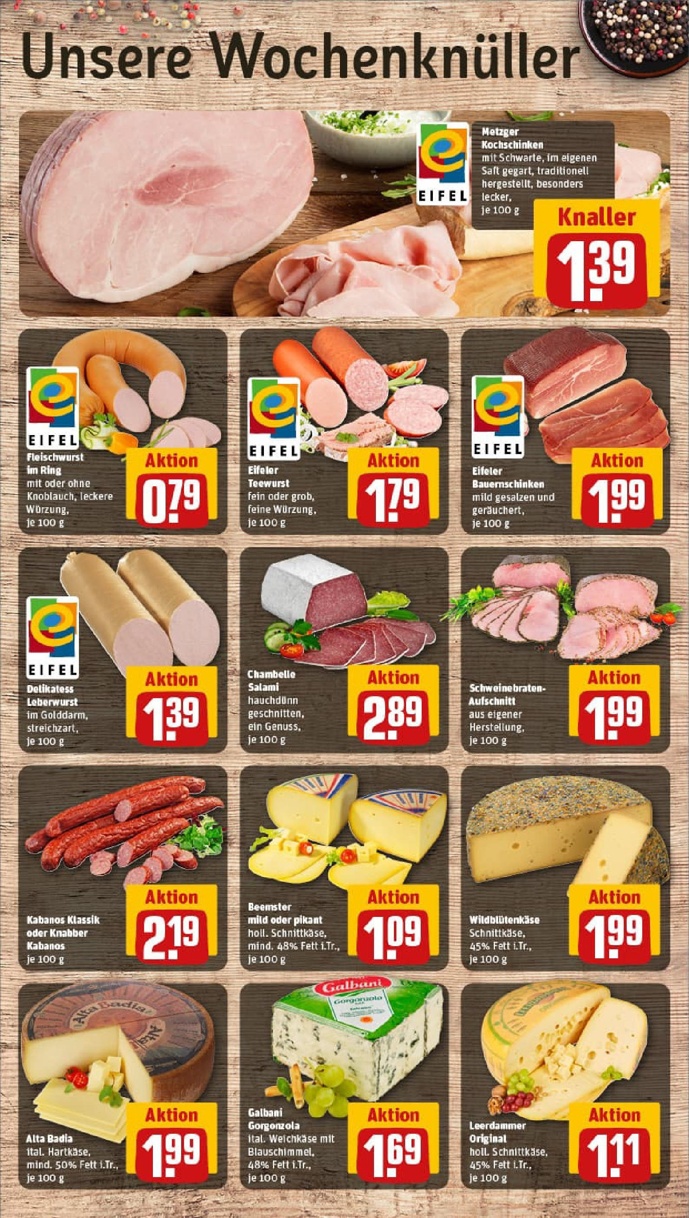 REWE Prospekt ab 27.07.2025 zum Blättern » Angebote | Seite: 13 | Produkte: Leerdammer, Salami, Saft REWE Prospekt ab 27.07.2025 zum Blättern » Angebote | Seite: 13 | Produkte: Leerdammer, Salami, Saft