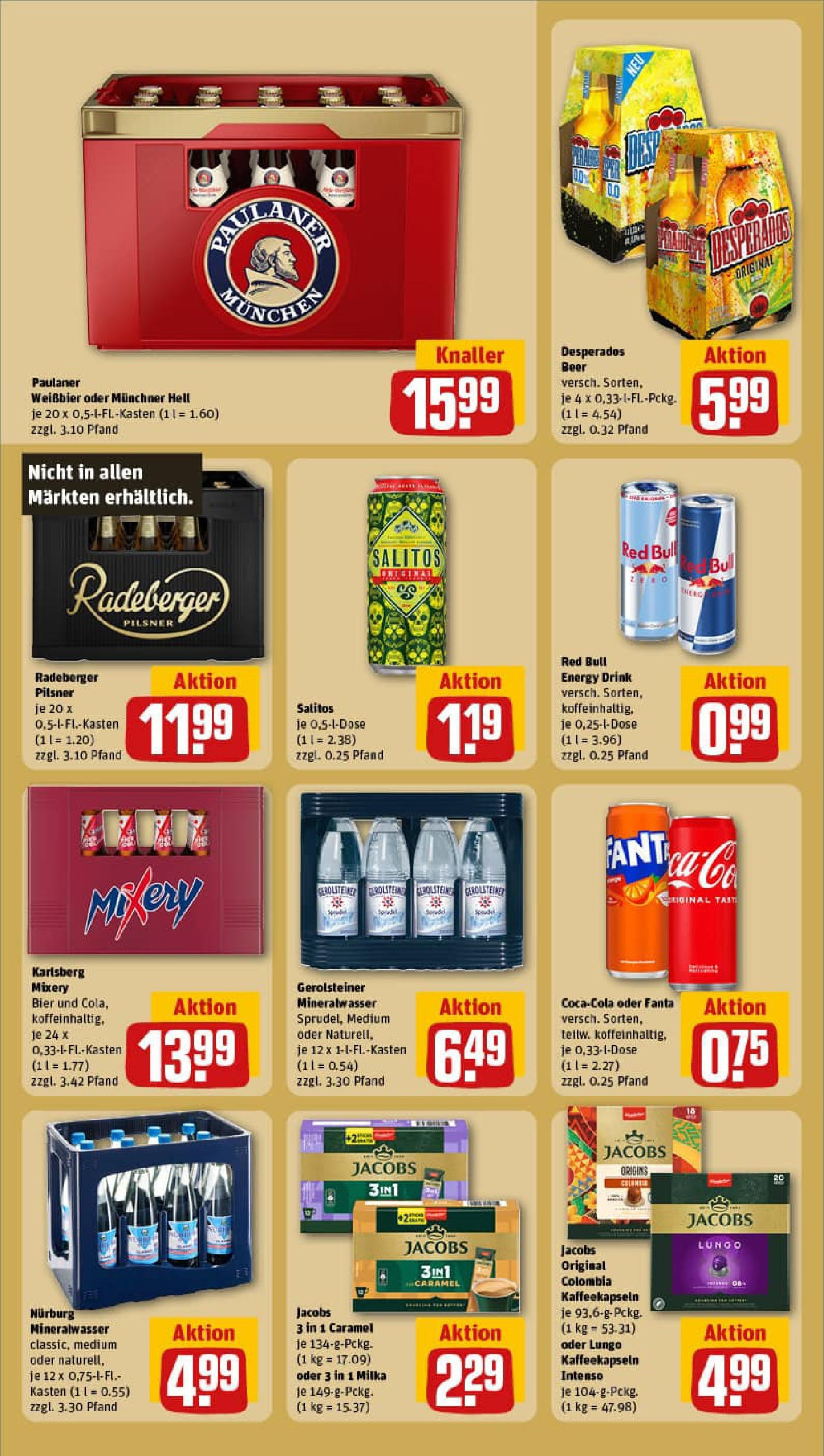 REWE Prospekt ab 27.07.2025 zum Blättern » Angebote | Seite: 22 | Produkte: Red bull, Energy, Paulaner, Gerolsteiner REWE Prospekt ab 27.07.2025 zum Blättern » Angebote | Seite: 22 | Produkte: Red bull, Energy, Paulaner, Gerolsteiner