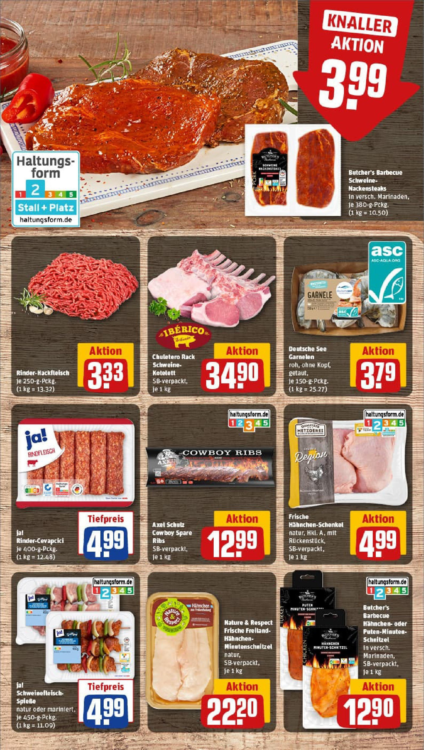 REWE Prospekt ab 27.07.2025 zum Blättern » Angebote | Seite: 12 | Produkte: Nackensteaks, Hahnchenschenkel, Spieße, Schweinefleisch REWE Prospekt ab 27.07.2025 zum Blättern » Angebote | Seite: 12 | Produkte: Nackensteaks, Hahnchenschenkel, Spieße, Schweinefleisch