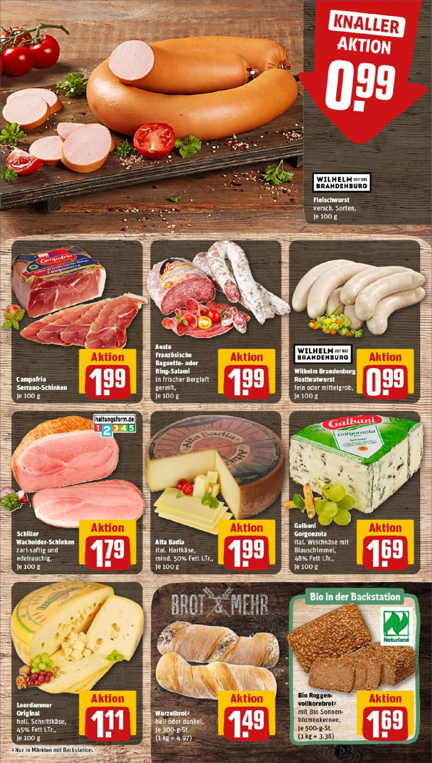 REWE Prospekt ab 27.07.2025 zum Blättern » Angebote | Seite: 13 | Produkte: Baguette, Leerdammer, Brot, Salami REWE Prospekt ab 27.07.2025 zum Blättern » Angebote | Seite: 13 | Produkte: Baguette, Leerdammer, Brot, Salami