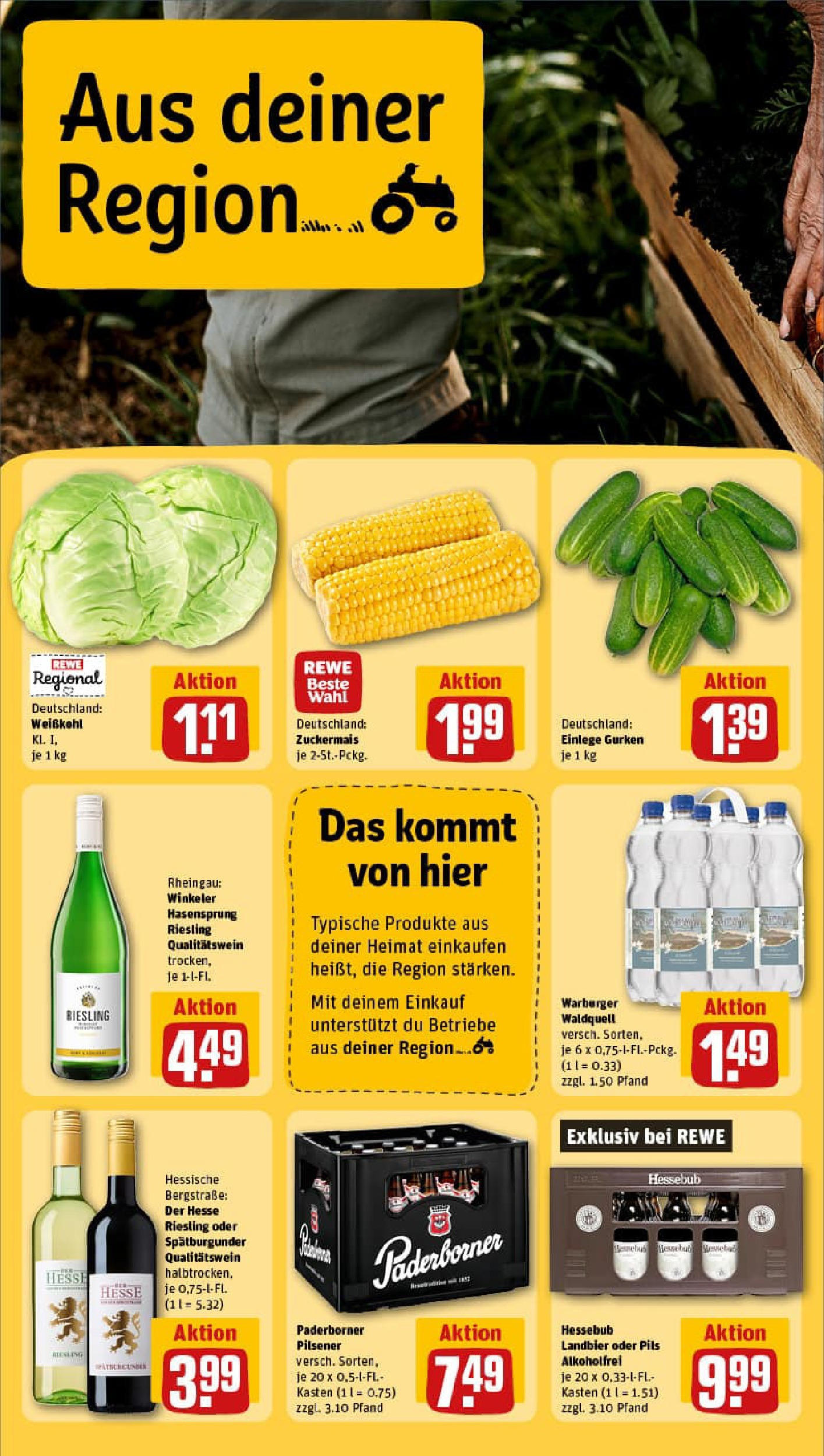 REWE Prospekt ab 27.07.2025 zum Blättern » Angebote | Seite: 22 | Produkte: Pils, Gurken REWE Prospekt ab 27.07.2025 zum Blättern » Angebote | Seite: 22 | Produkte: Pils, Gurken