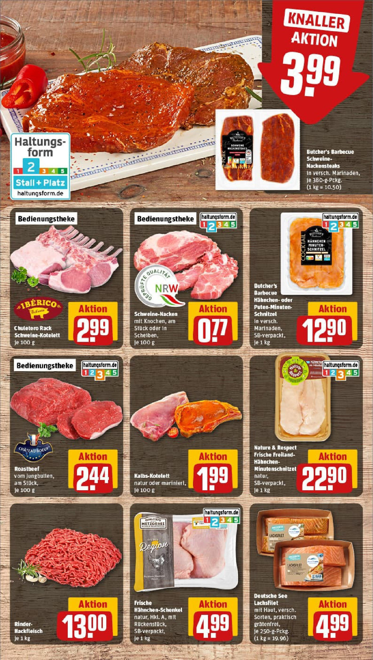 REWE Prospekt ab 27.07.2025 zum Blättern » Angebote | Seite: 12 | Produkte: Hahnchen, Hahnchenschenkel, Schweinenacken, Roastbeef REWE Prospekt ab 27.07.2025 zum Blättern » Angebote | Seite: 12 | Produkte: Hahnchen, Hahnchenschenkel, Schweinenacken, Roastbeef