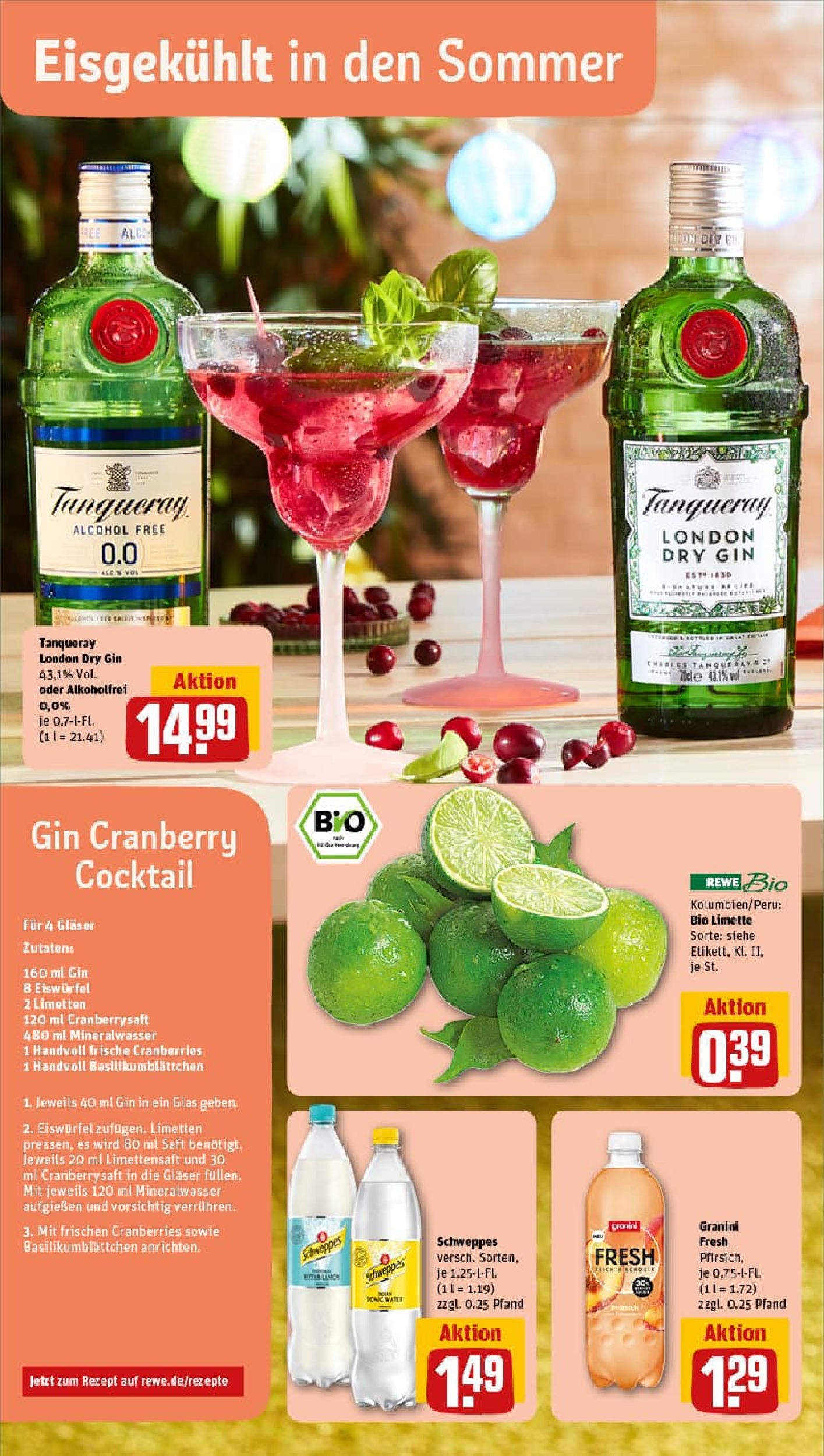 REWE Prospekt ab 27.07.2025 zum Blättern » Angebote | Seite: 4 | Produkte: Limetten, Bree, Granini, Saft REWE Prospekt ab 27.07.2025 zum Blättern » Angebote | Seite: 4 | Produkte: Limetten, Bree, Granini, Saft
