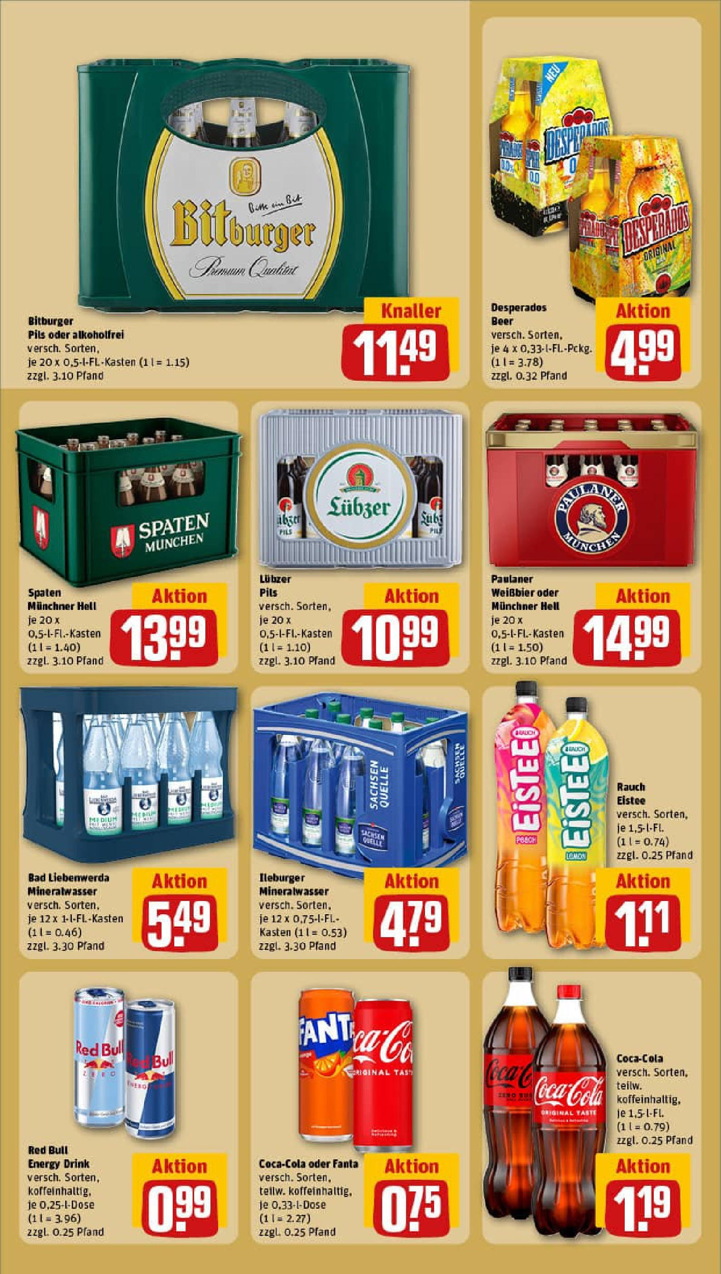 REWE Prospekt ab 27.07.2025 zum Blättern » Angebote | Seite: 20 | Produkte: Fanta, Weißbier, Bad, Lubzer