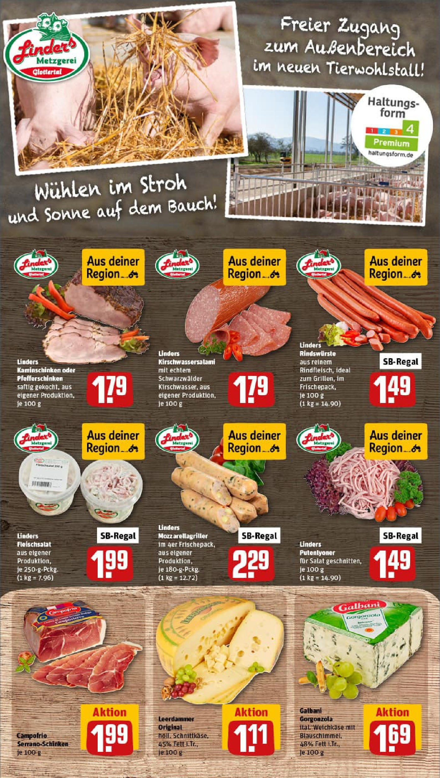REWE Prospekt ab 27.07.2025 zum Blättern » Angebote | Seite: 15 | Produkte: Leerdammer, Salat REWE Prospekt ab 27.07.2025 zum Blättern » Angebote | Seite: 15 | Produkte: Leerdammer, Salat