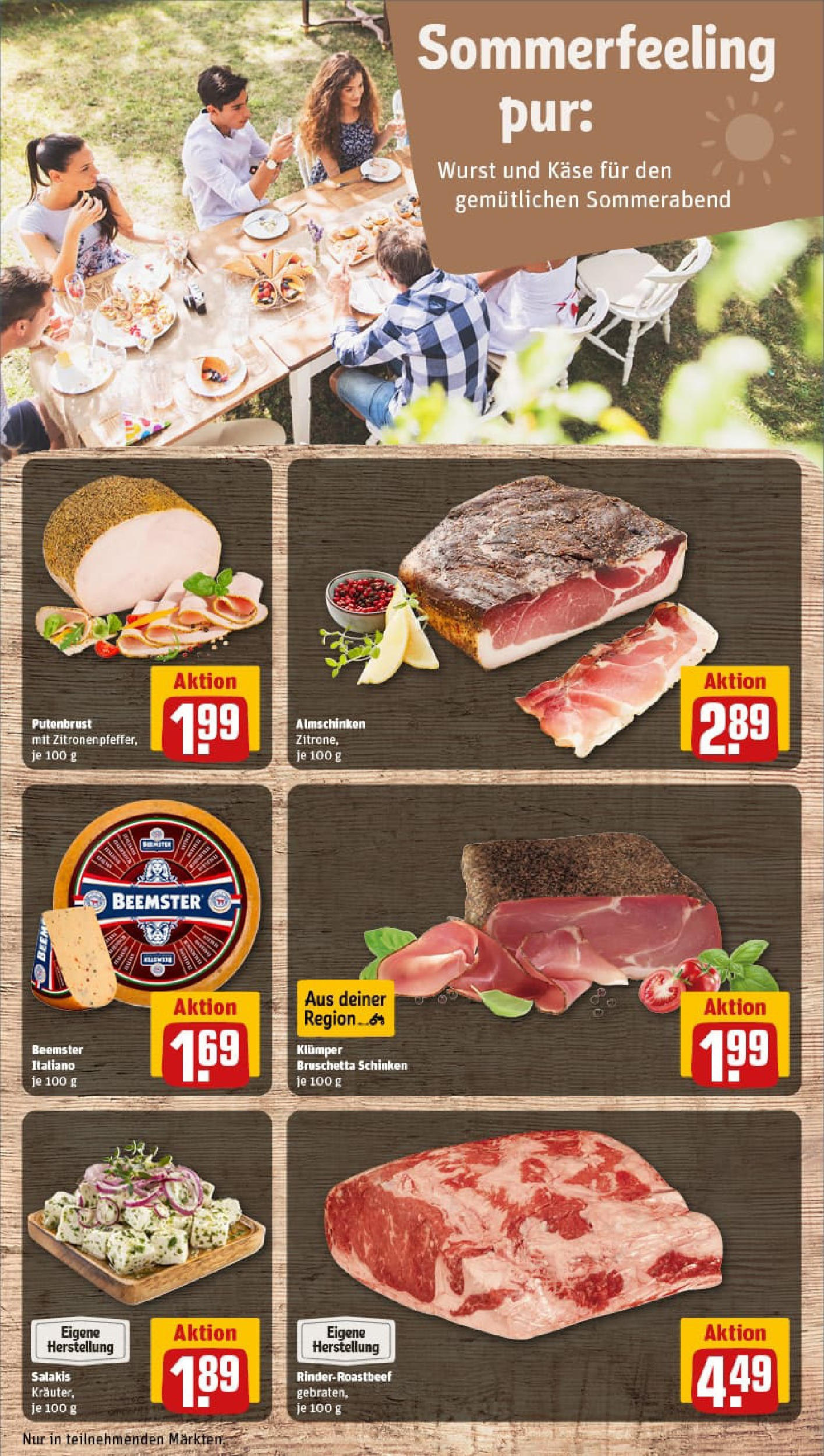 REWE Prospekt ab 27.07.2025 zum Blättern » Angebote | Seite: 15 | Produkte: Zitrone, Wurst, Salakis, Schinken REWE Prospekt ab 27.07.2025 zum Blättern » Angebote | Seite: 15 | Produkte: Zitrone, Wurst, Salakis, Schinken