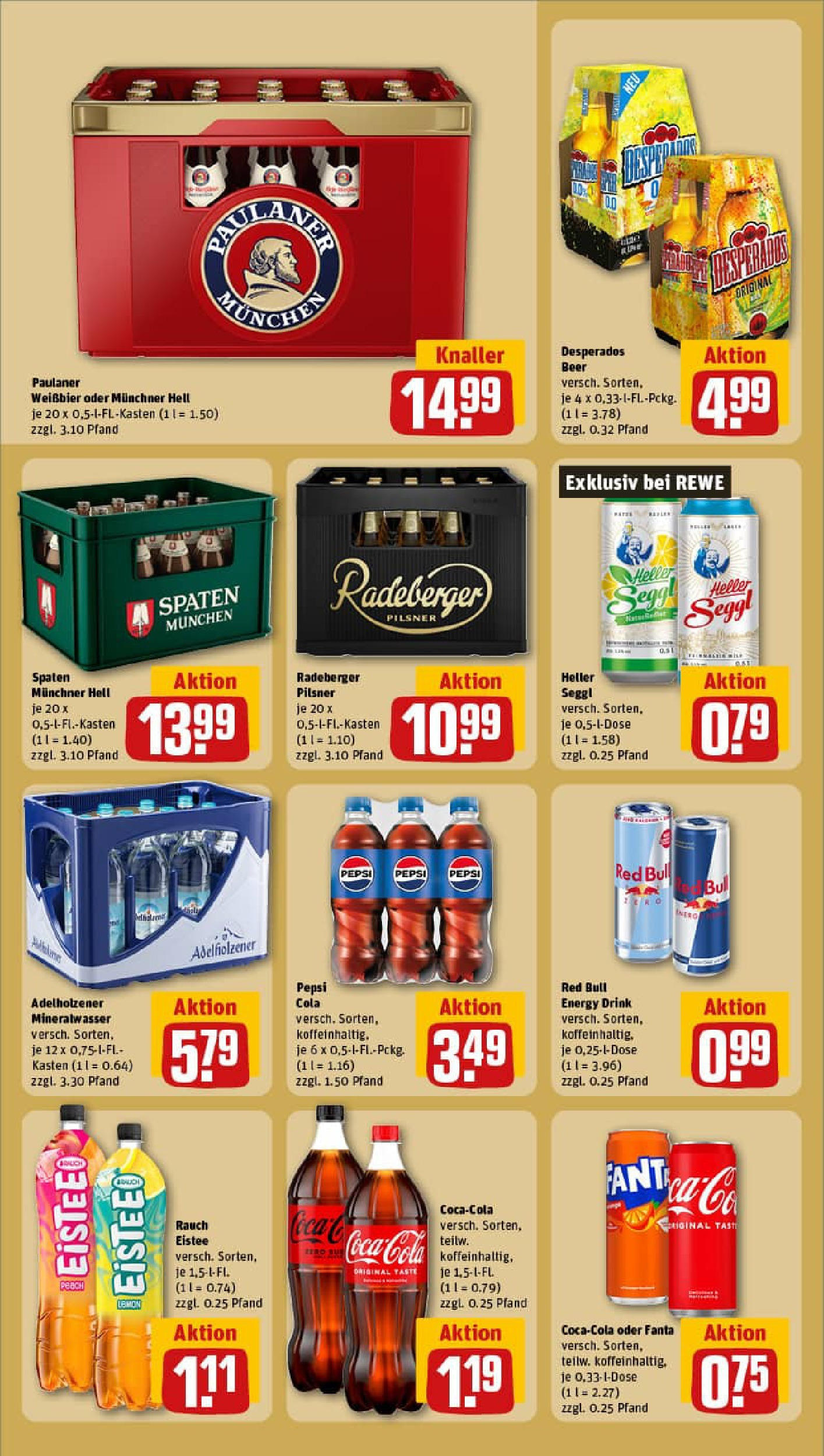 REWE Prospekt ab 27.07.2025 zum Blättern » Angebote | Seite: 20 | Produkte: Cola, Energy, Pepsi, Radeberger pilsner REWE Prospekt ab 27.07.2025 zum Blättern » Angebote | Seite: 20 | Produkte: Cola, Energy, Pepsi, Radeberger pilsner