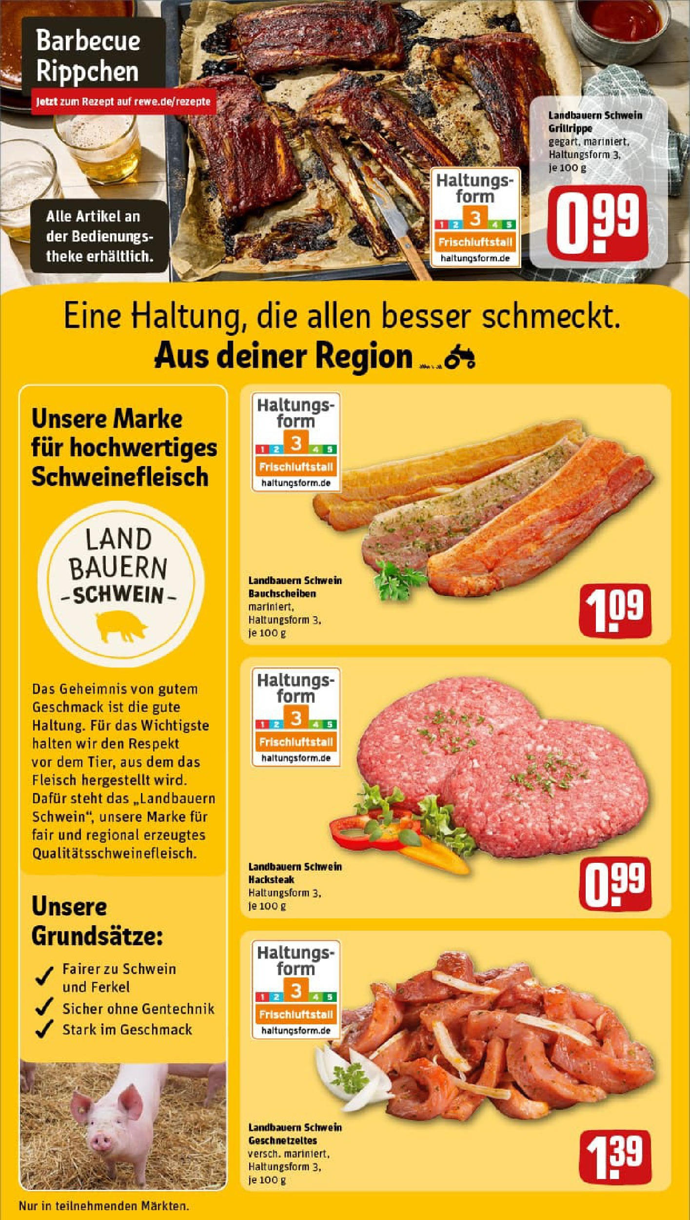 REWE Prospekt ab 27.07.2025 zum Blättern » Angebote | Seite: 16 | Produkte: Theke, Schweinefleisch, Steak, Fleisch REWE Prospekt ab 27.07.2025 zum Blättern » Angebote | Seite: 16 | Produkte: Theke, Schweinefleisch, Steak, Fleisch