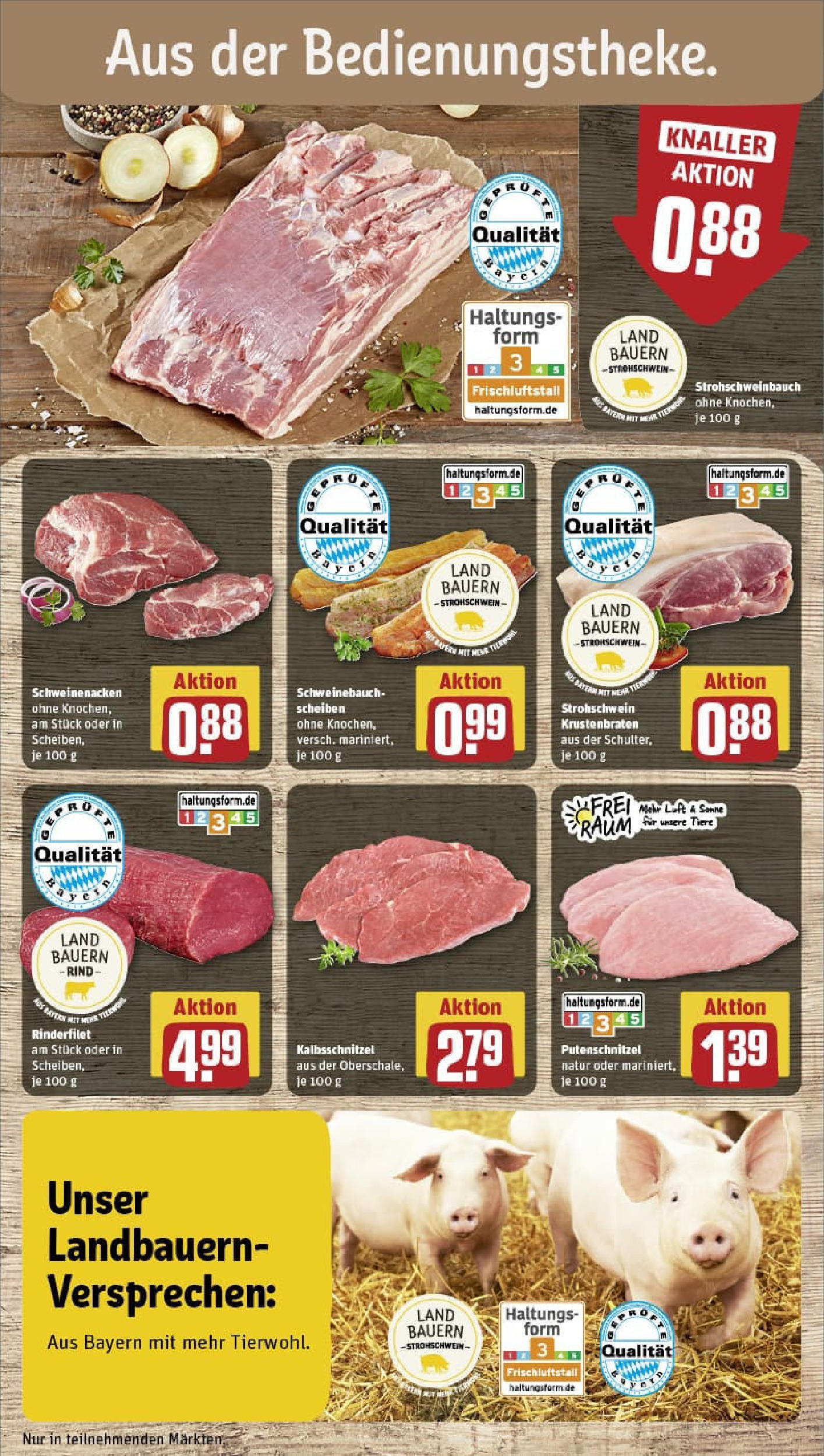 REWE Prospekt ab 27.07.2025 zum Blättern » Angebote | Seite: 14 | Produkte: Rinderfilet, Schweinebauch, Schweinenacken, Krustenbraten REWE Prospekt ab 27.07.2025 zum Blättern » Angebote | Seite: 14 | Produkte: Rinderfilet, Schweinebauch, Schweinenacken, Krustenbraten