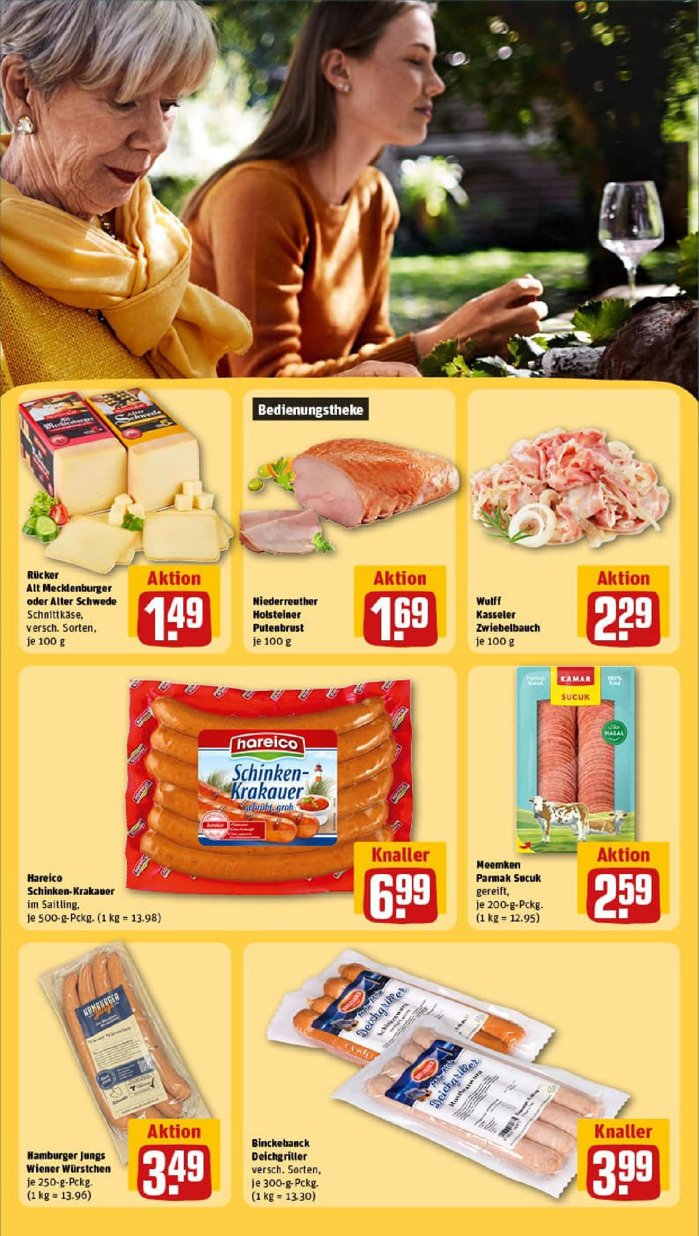 REWE Prospekt ab 27.07.2025 zum Blättern » Angebote | Seite: 25 | Produkte: Wiener wurstchen, Schinken, Meemken REWE Prospekt ab 27.07.2025 zum Blättern » Angebote | Seite: 25 | Produkte: Wiener wurstchen, Schinken, Meemken