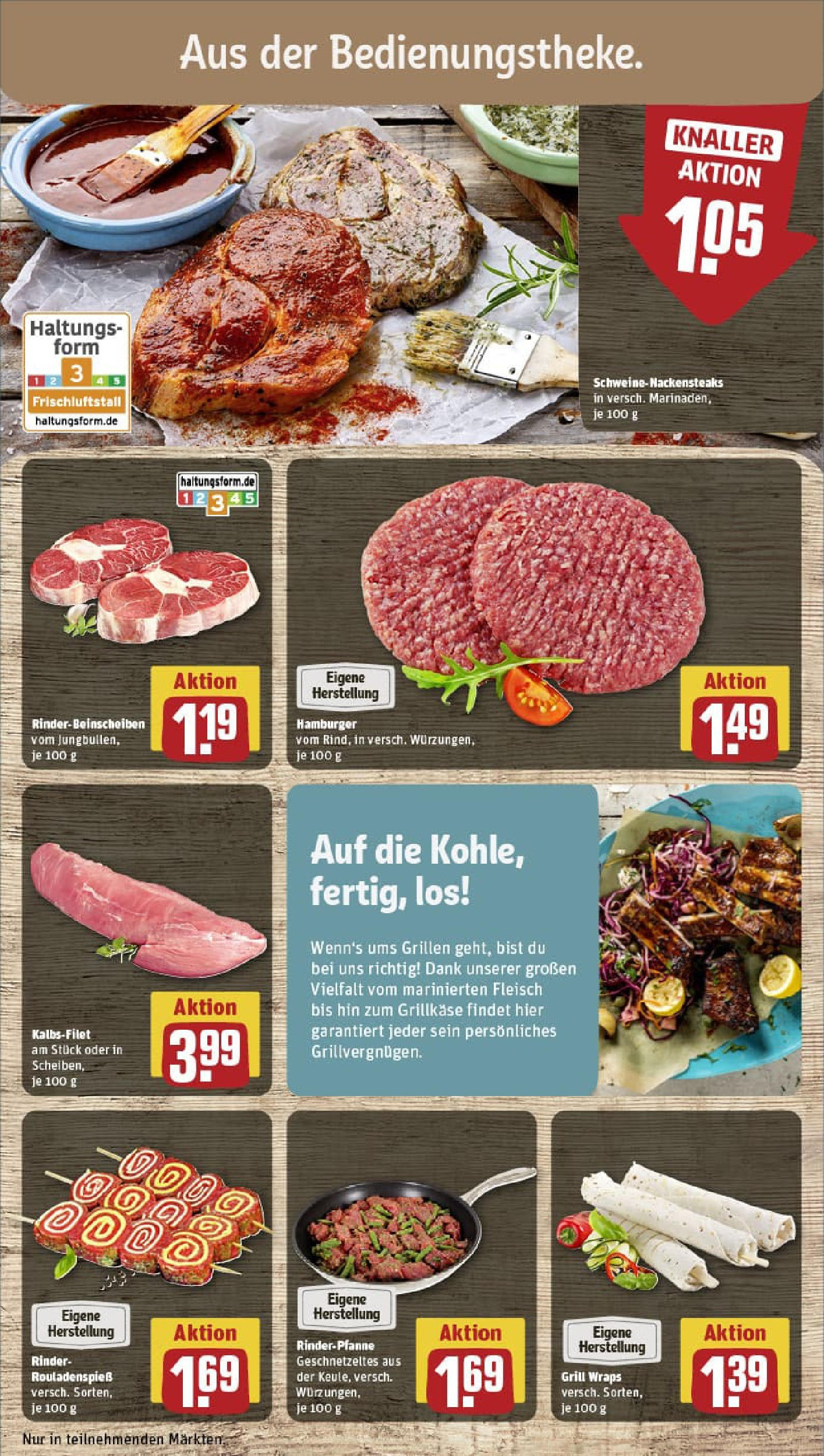 REWE Prospekt ab 27.07.2025 zum Blättern » Angebote | Seite: 16 | Produkte: Grill, Fleisch REWE Prospekt ab 27.07.2025 zum Blättern » Angebote | Seite: 16 | Produkte: Grill, Fleisch