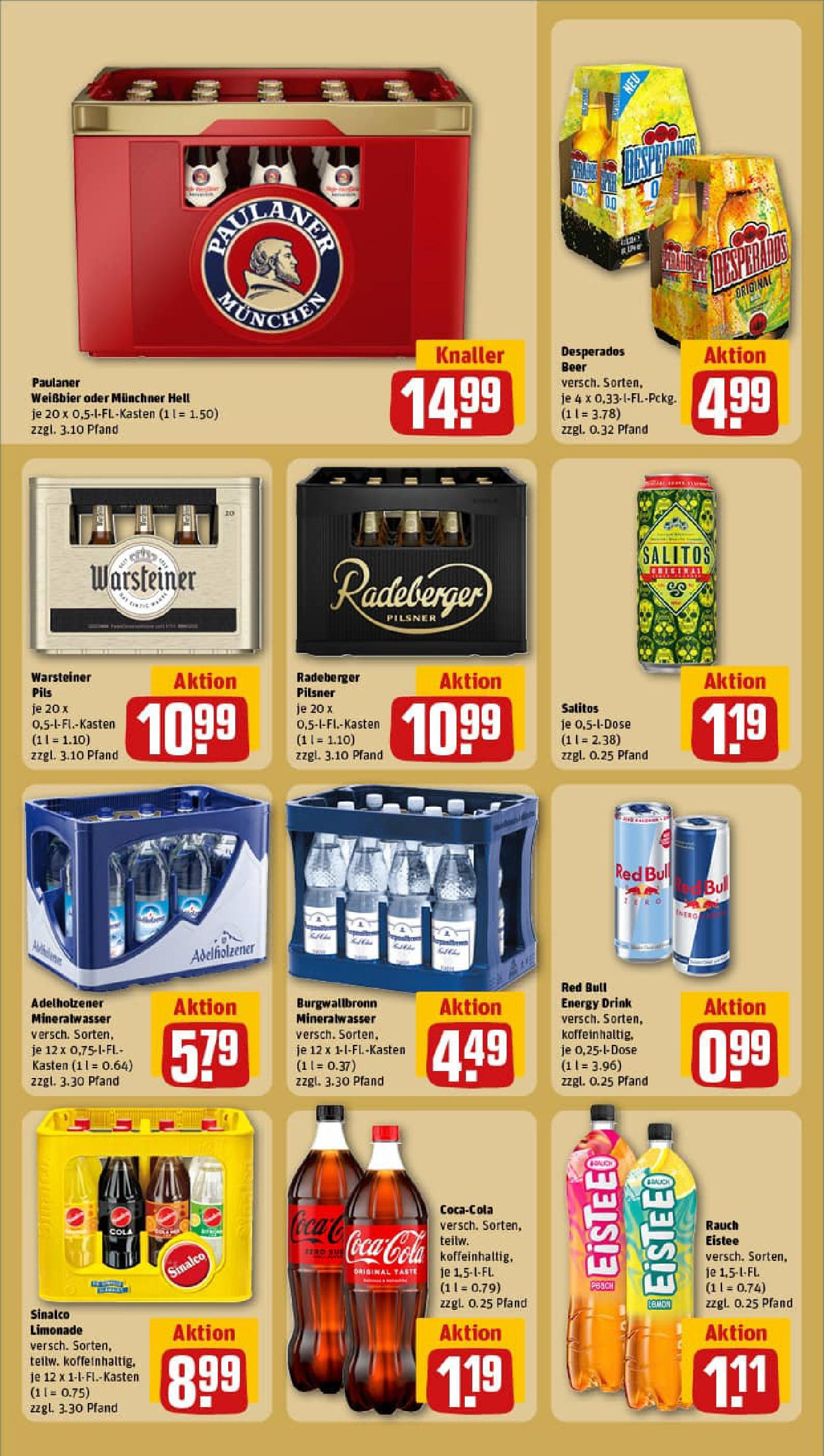 REWE Prospekt ab 27.07.2025 zum Blättern » Angebote | Seite: 22 | Produkte: Sinalco, Coca cola, Warsteiner, Radeberger pilsner REWE Prospekt ab 27.07.2025 zum Blättern » Angebote | Seite: 22 | Produkte: Sinalco, Coca cola, Warsteiner, Radeberger pilsner
