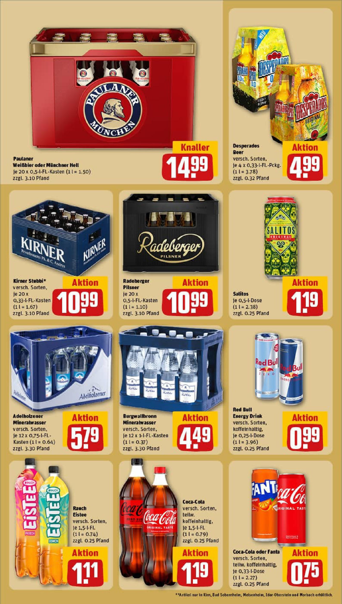 REWE Prospekt ab 27.07.2025 zum Blättern » Angebote | Seite: 22 | Produkte: Cola, Weißbier, Adelholzener, Mineralwasser REWE Prospekt ab 27.07.2025 zum Blättern » Angebote | Seite: 22 | Produkte: Cola, Weißbier, Adelholzener, Mineralwasser