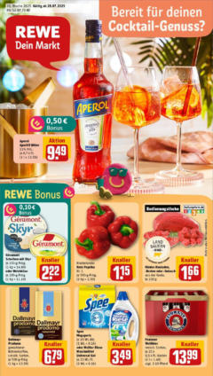 Rewe prospekt Töging	 gültig ab dem 27.07.2025
