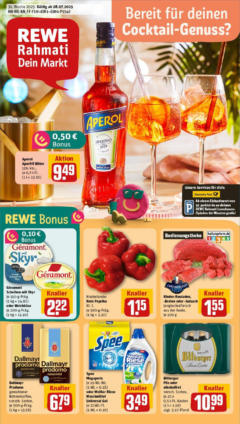 Rewe prospekt Leverkusen / Opladen	 gültig ab dem 27.07.2025