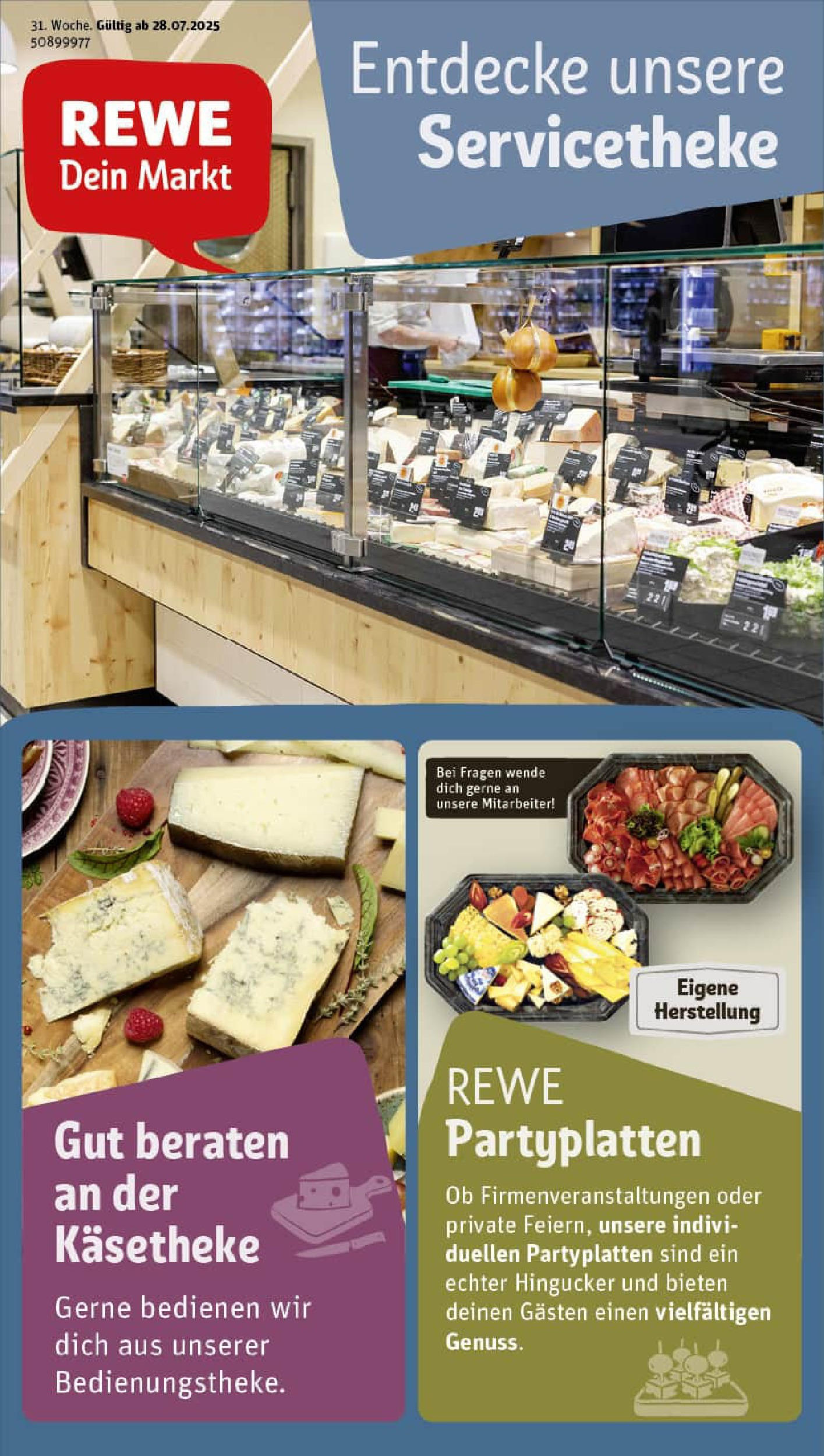 REWE Prospekt ab 27.07.2025 nächste Woche - Prospekt Merseburg Vorschau von dem Prospekt des Geschäftes Rewe, gültig ab dem 27.07.2025