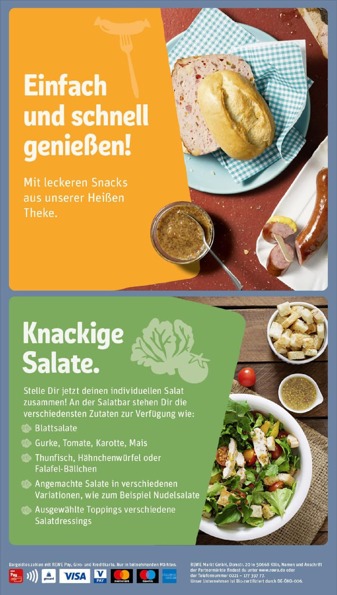 REWE Prospekt ab 27.07.2025 zum Blättern » Angebote | Seite: 2 | Produkte: Salat