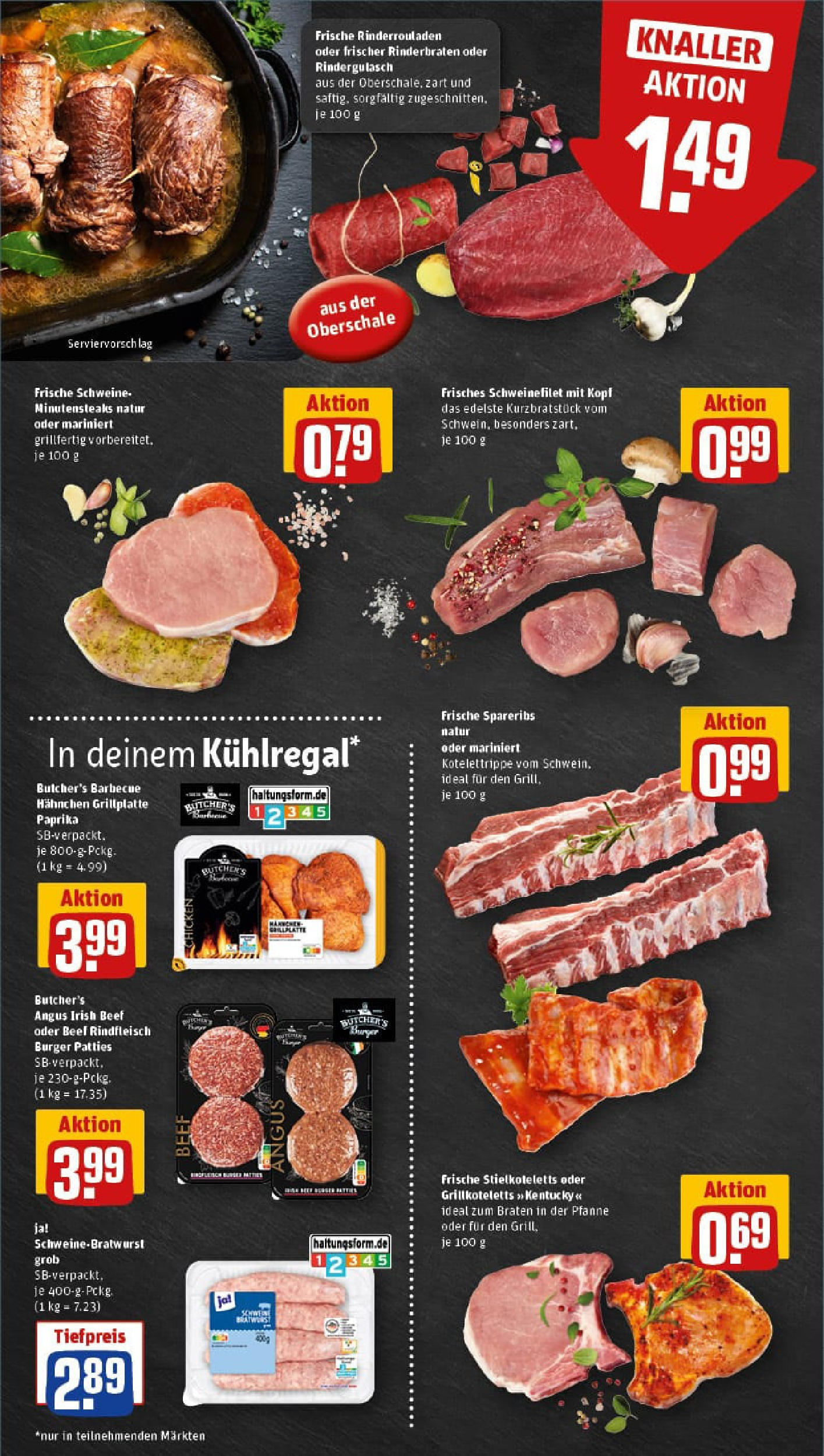 REWE Prospekt ab 28.07.2025 zum Blättern » Angebote | Seite: 6 | Produkte: Rinderbraten, Schweinefilet, Gulasch, Rindfleisch REWE Prospekt ab 28.07.2025 zum Blättern » Angebote | Seite: 6 | Produkte: Rinderbraten, Schweinefilet, Gulasch, Rindfleisch