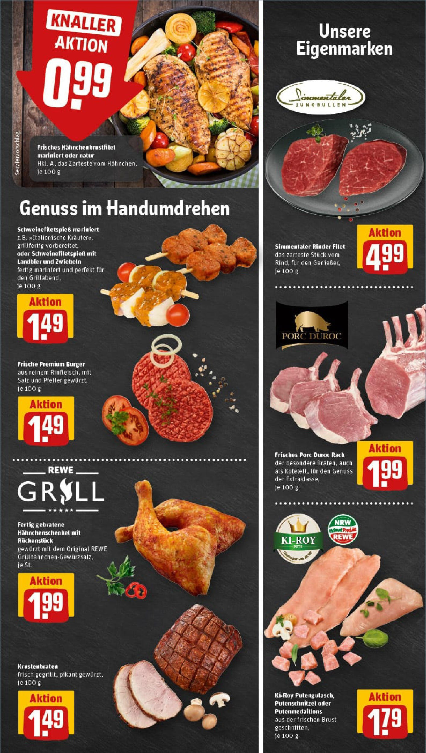 REWE Prospekt ab 28.07.2025 zum Blättern » Angebote | Seite: 7 | Produkte: Hahnchenschenkel, Zwiebeln, Salz, Putenschnitzel REWE Prospekt ab 28.07.2025 zum Blättern » Angebote | Seite: 7 | Produkte: Hahnchenschenkel, Zwiebeln, Salz, Putenschnitzel