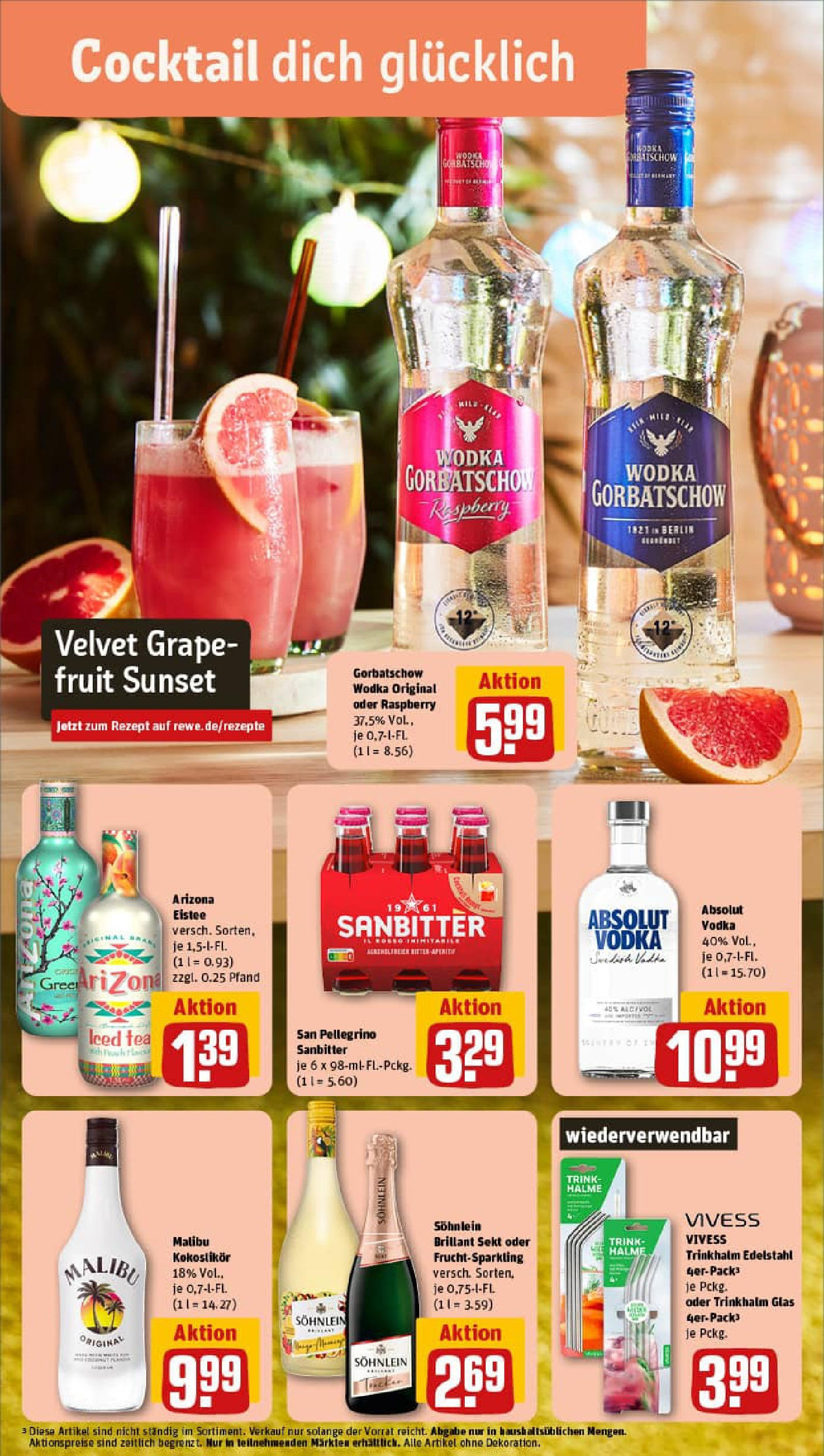REWE Prospekt ab 27.07.2025 zum Blättern » Angebote | Seite: 6 | Produkte: Sekt, Wodka gorbatschow, Vodka, Wodka REWE Prospekt ab 27.07.2025 zum Blättern » Angebote | Seite: 6 | Produkte: Sekt, Wodka gorbatschow, Vodka, Wodka